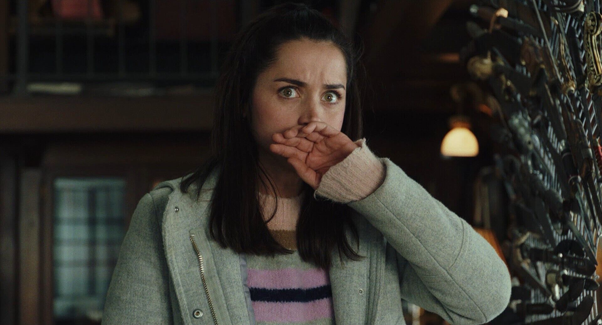 Dolly Zoom Movement Shot Example Dolly Zoom Shot of Ana De Armas from Knives Out