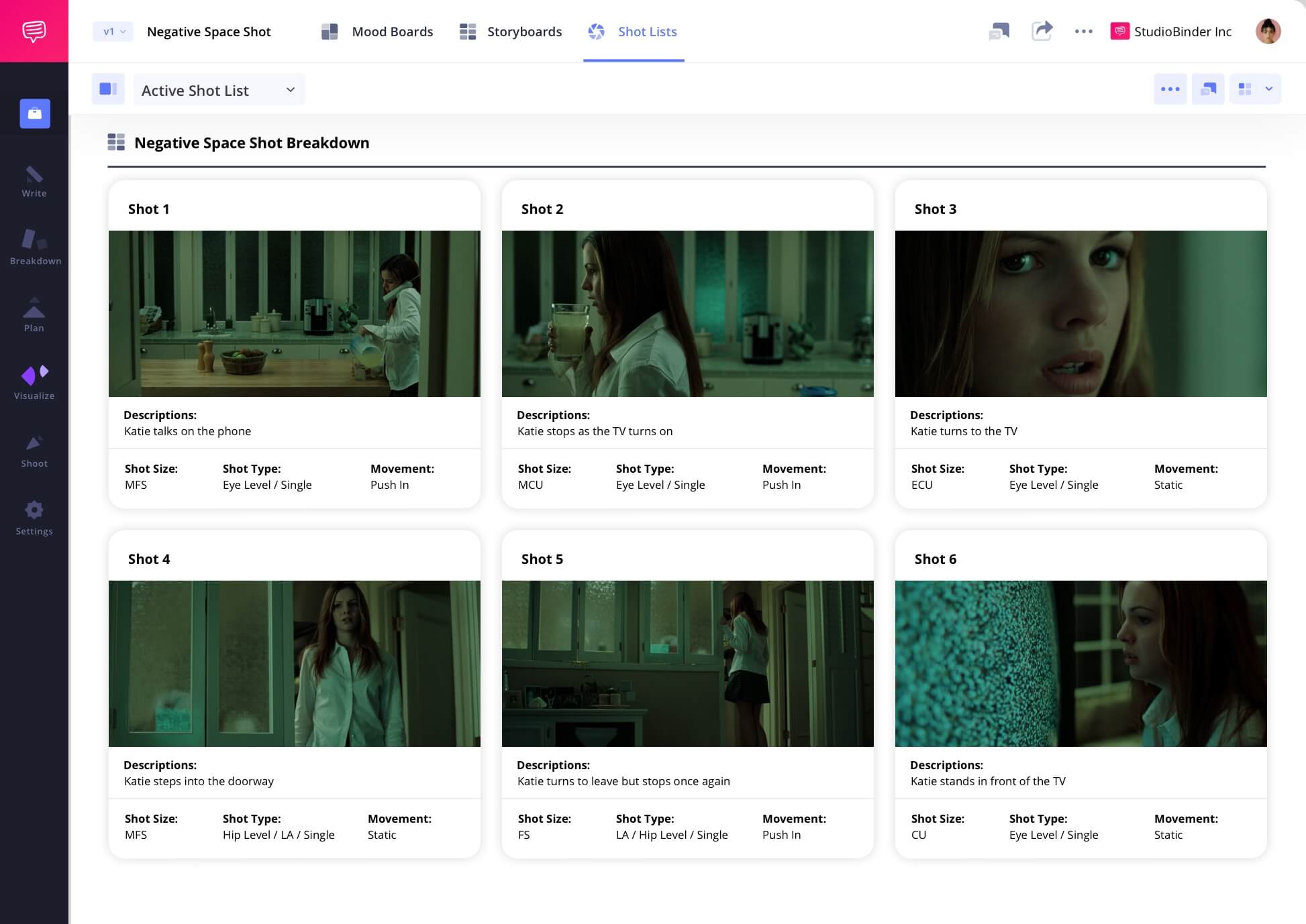 Example of Negative Space in Film Negative Space Meaning in a Camera Shot List Negative Space camera shots scene example from The Ring