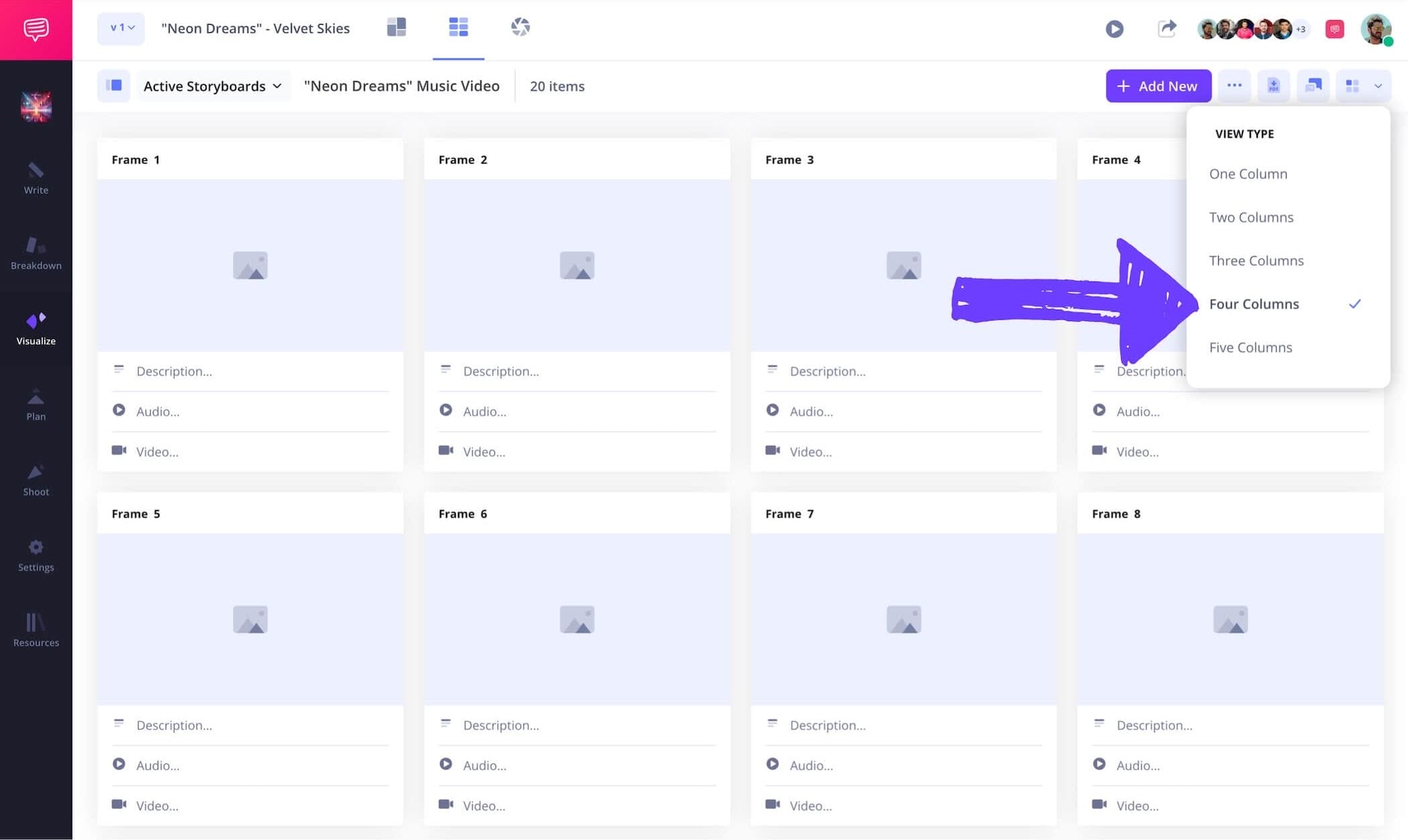 How to Make a Storyboard for Music Video Select Column FREE Storyboard Template Example StudioBinder How to Make a Storyboard for Music Video Select Column FREE Storyboard Template Example StudioBinder