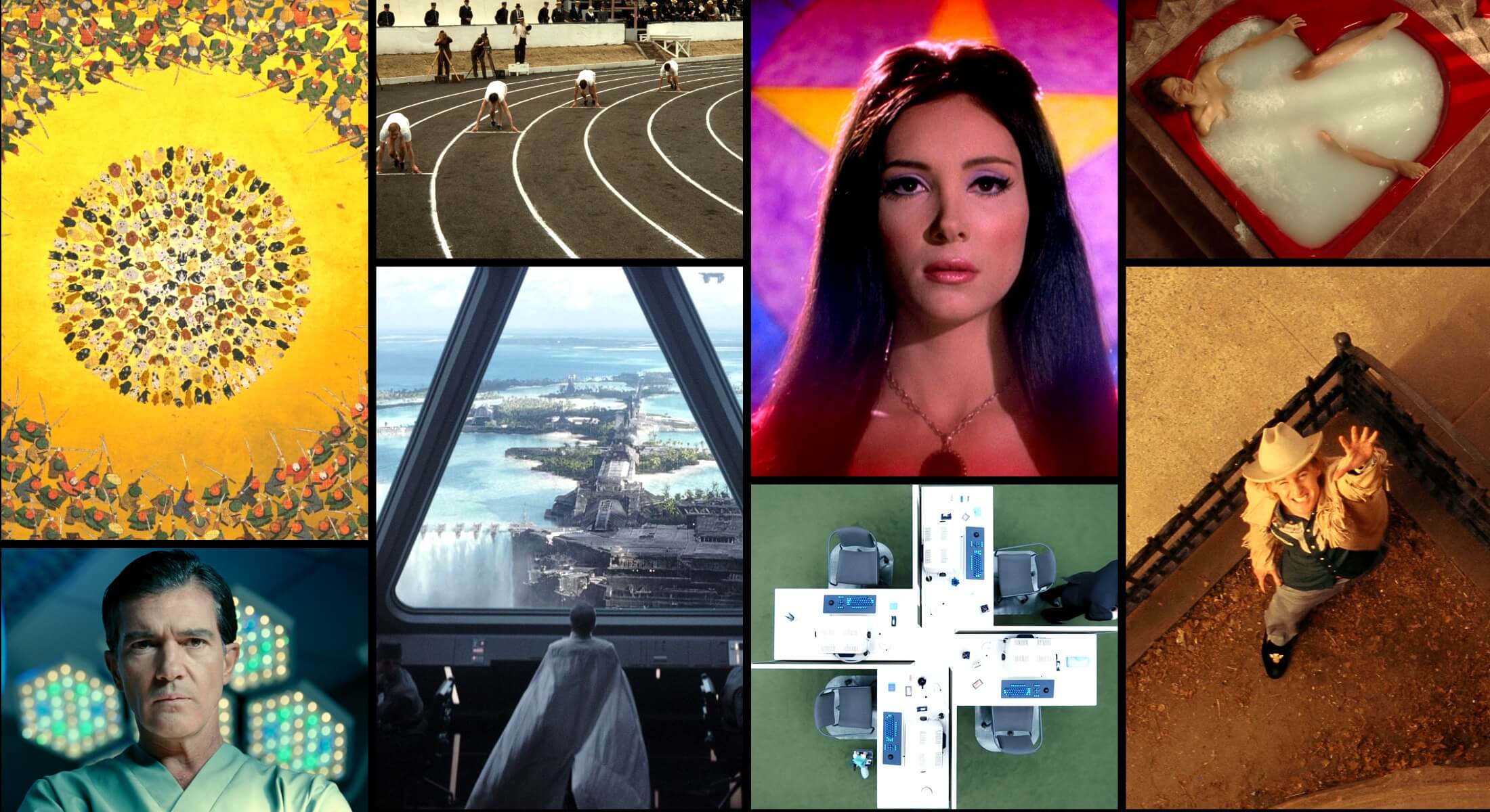 Shape in Film Director Mood Board Collection of Various camera shots with shape from film tv and video