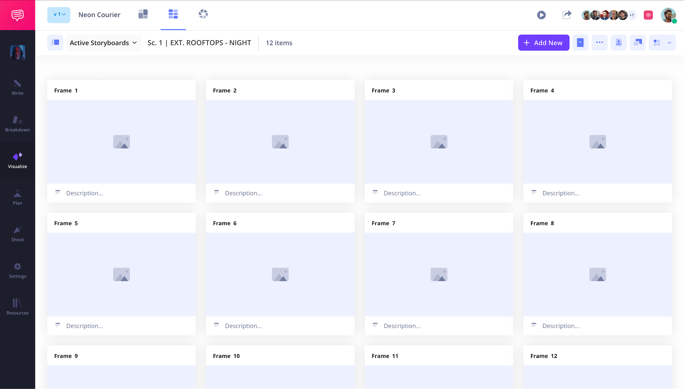 Storyboard Template Example Storyboard Written Template StudioBinder