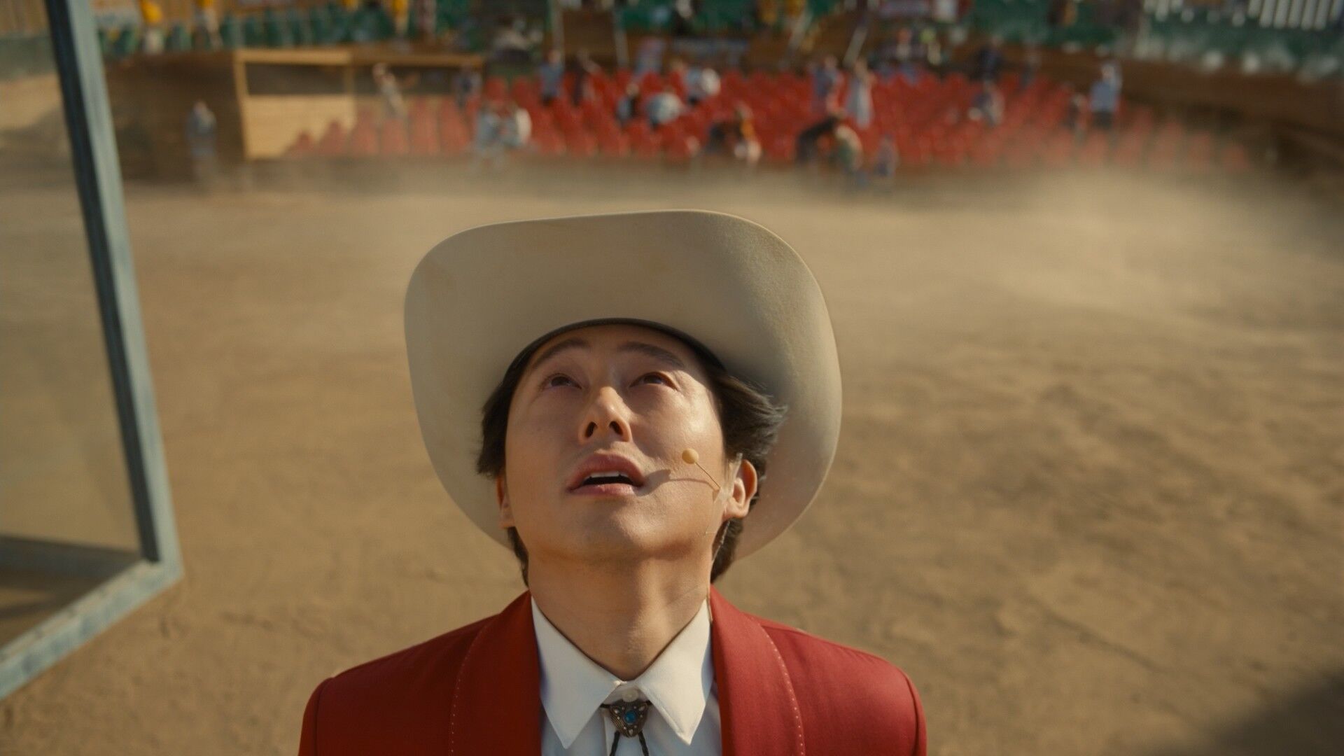 Tilt Movement Shot Example Tilt Shot of Daniel Kaluuya from Nope