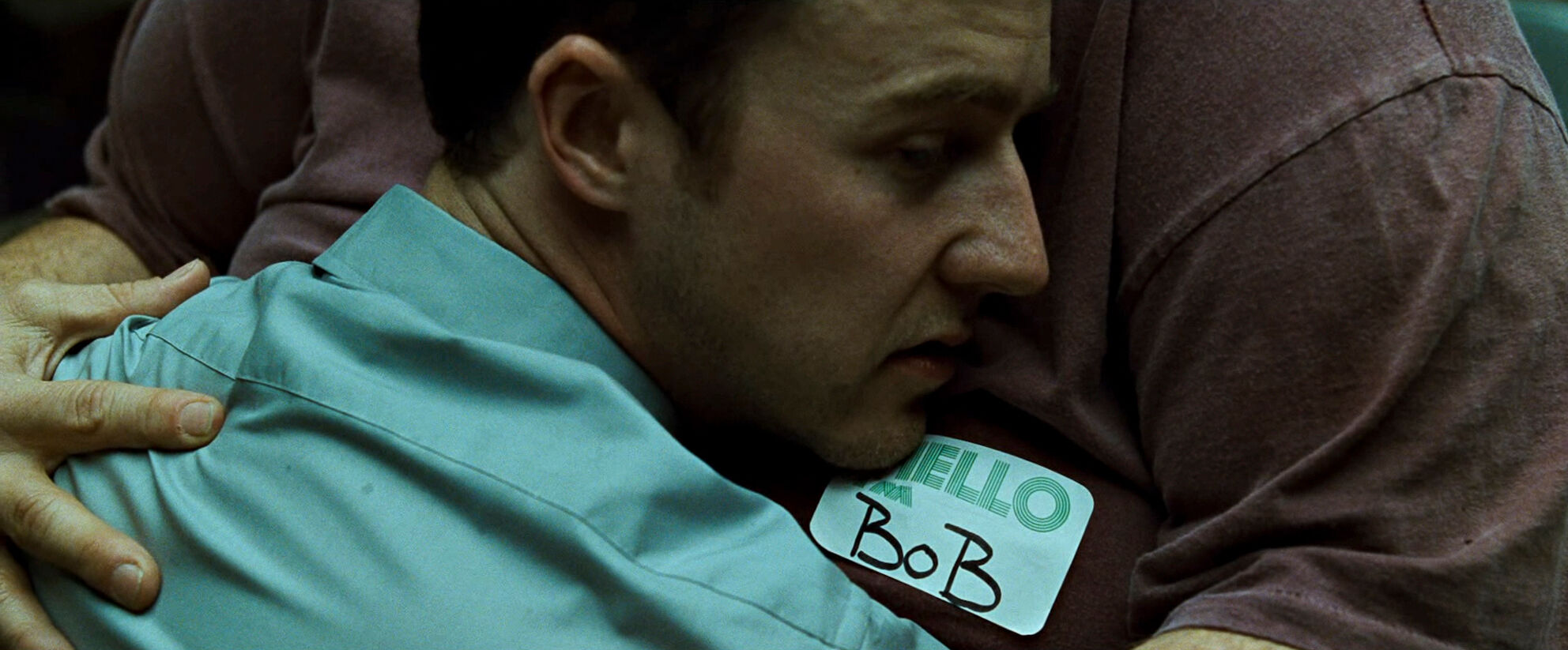 Tilt Movement Shot Example Tilt Shot of Edward Norton from Fight Club