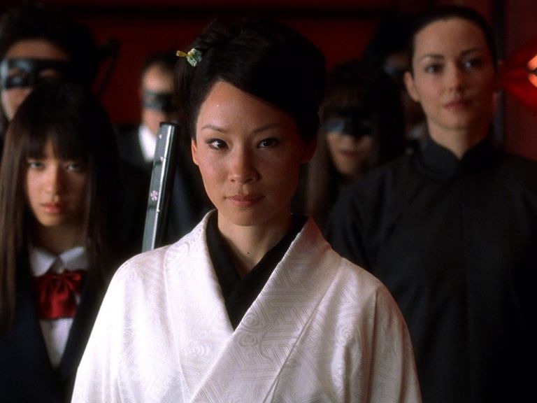 Tracking Movement Shot Example Featured Tracking Shot of Lucy Liu from Kill Bill
