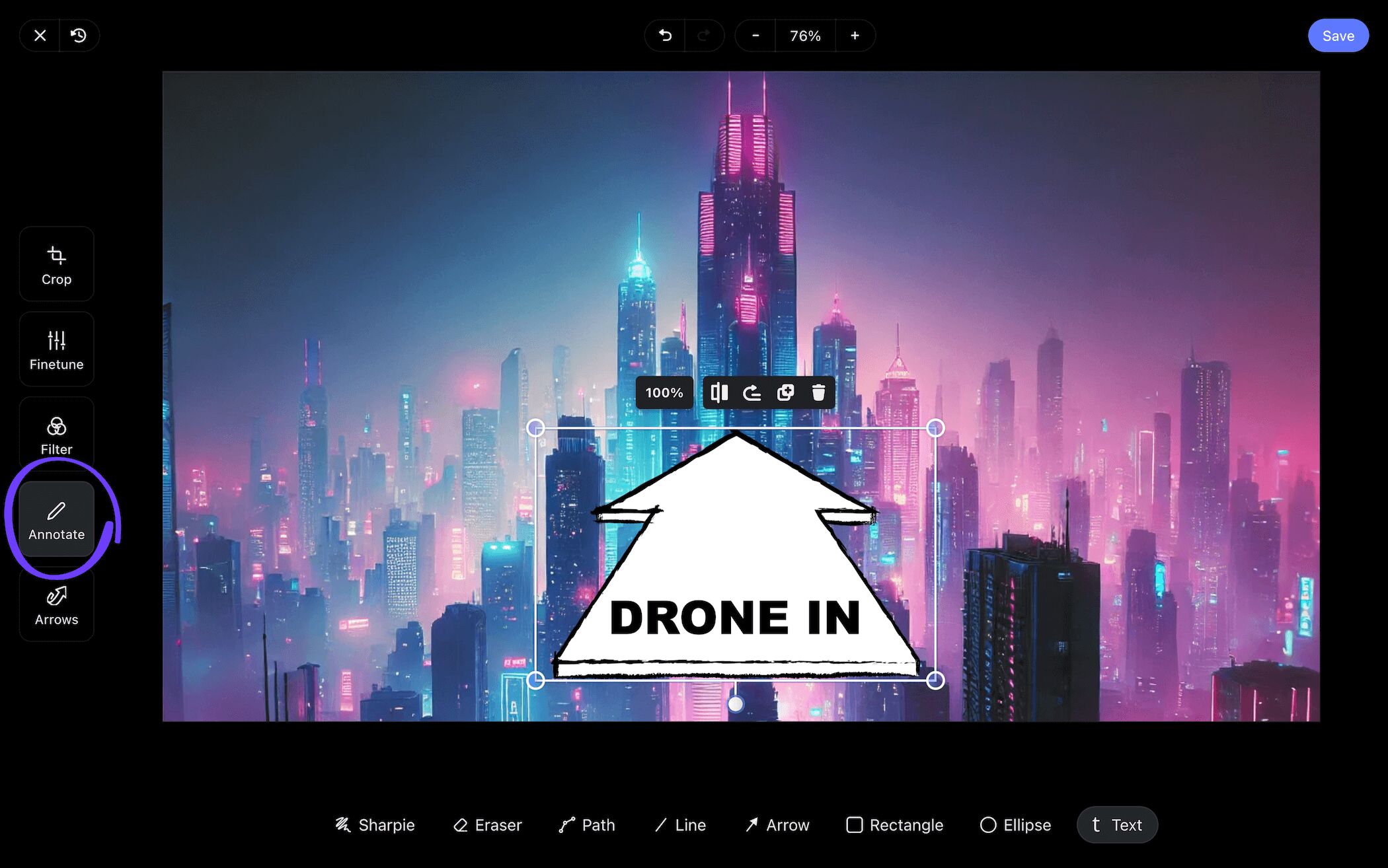 Annotate Images in Storyboarding Video Template Storyboard Arrows and Text Fields StudioBinder