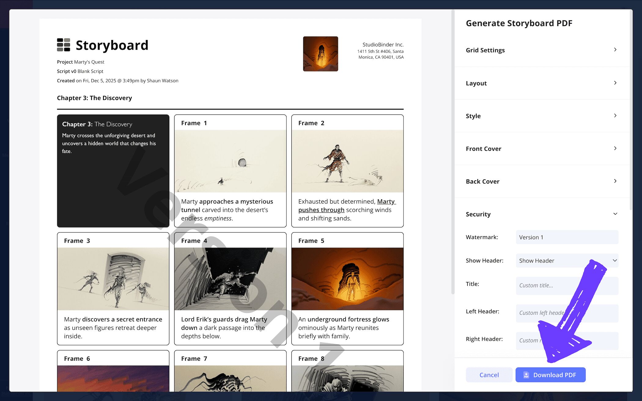 Digital Storyboard Book Download Free PDF – Storyboarding Book Example – StudioBinder Digital Storyboard Book Download Free PDF – Storyboarding Book Example – StudioBinder