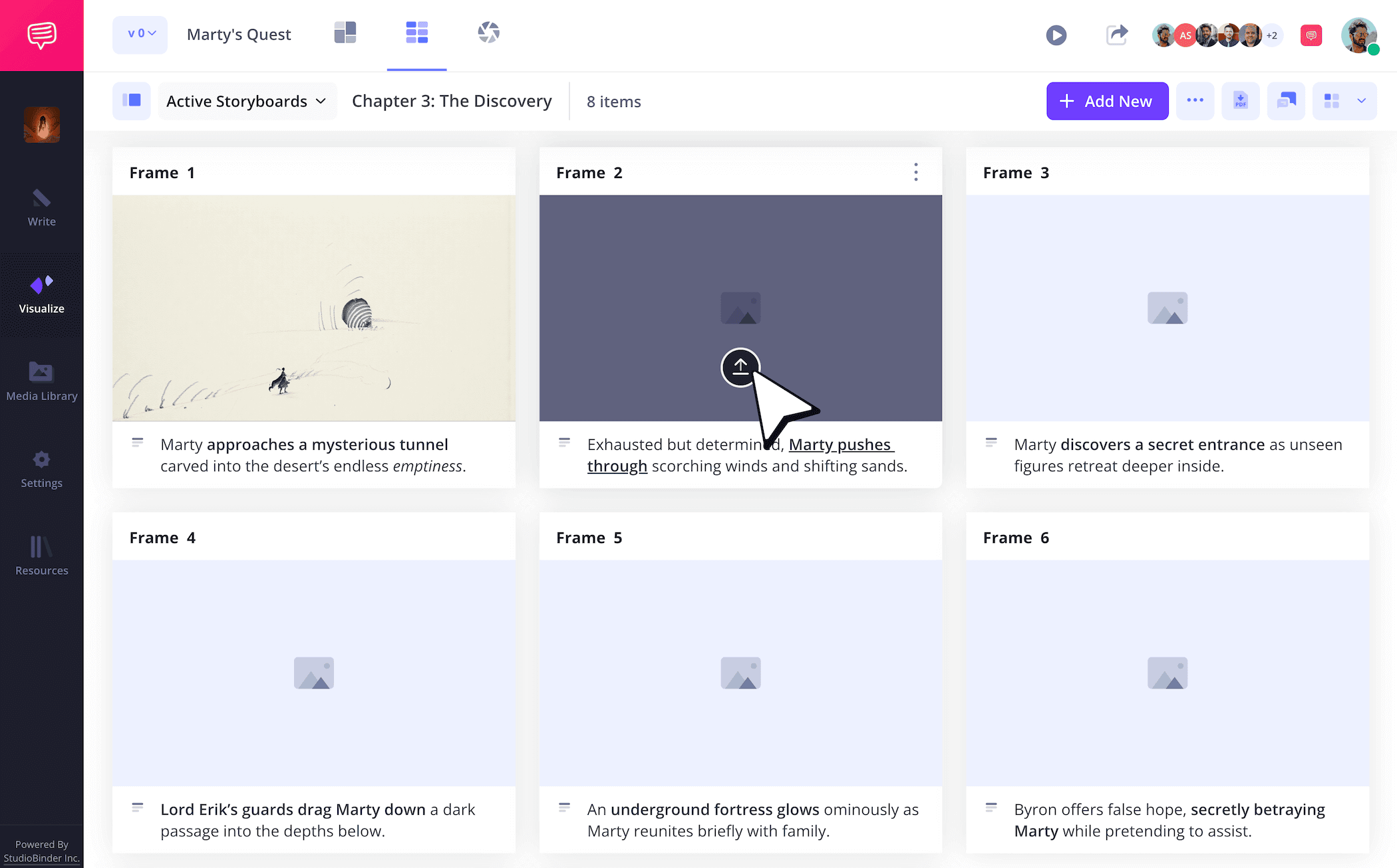 Novel Storyboard Template – Upload Illustrations to Story Development Panels – StudioBinder Novel Storyboard Template – Upload Illustrations to Story Development Panels – StudioBinder