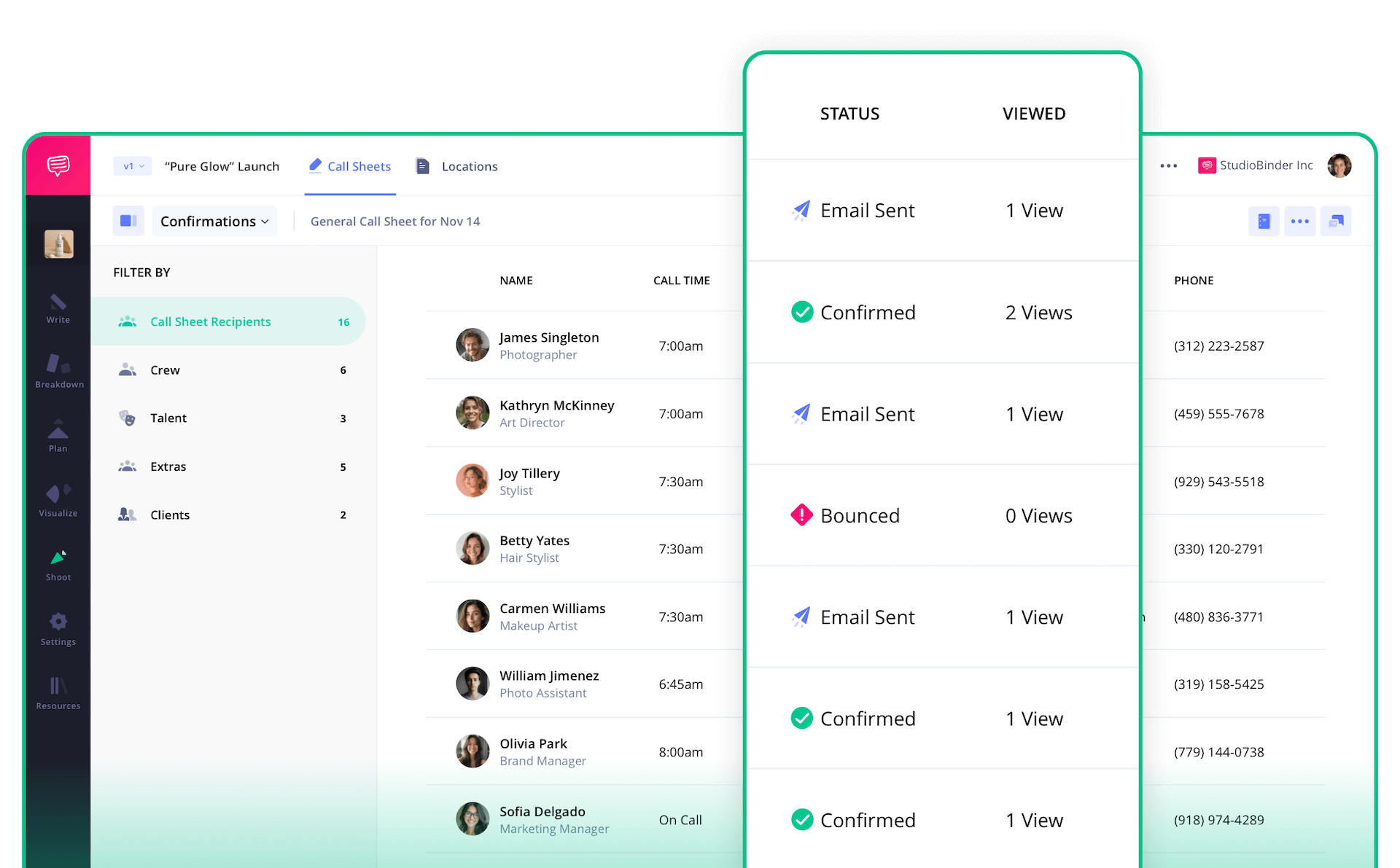 Photo Call Sheet Template Styled Photoshoot Sample Call Sheet Example StudioBinder Photo Call Sheet Template Styled Photoshoot Sample Call Sheet Example StudioBinder