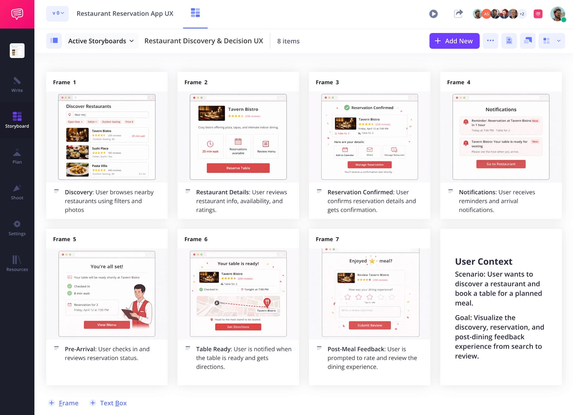 Best UX Storyboard Examples Restaurant Booking User Journey User Experience Best UX Storyboard Examples Restaurant Booking User Journey User Experience