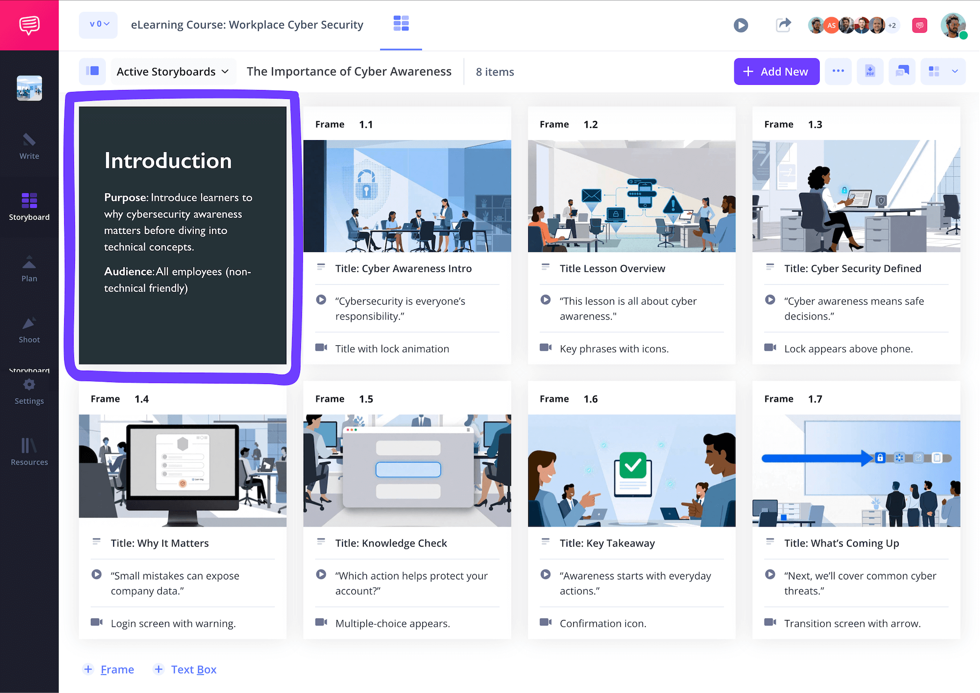 Write an eLearning Storyboard Instructional with Custom Text Boxes inside StudioBinder Design Process Write an eLearning Storyboard Instructional with Custom Text Boxes inside StudioBinder Design Process