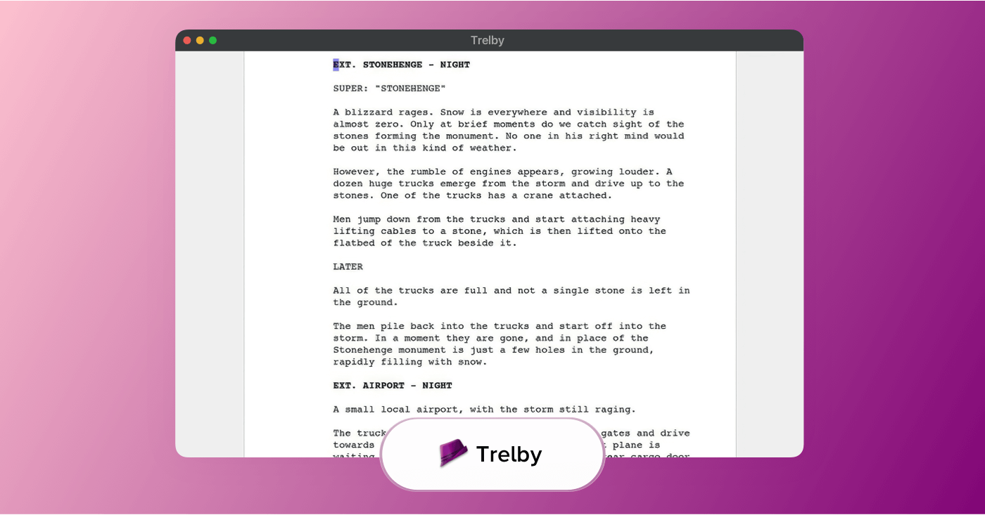 Best Script Writing Software Trelby Best Script Writing Software Trelby