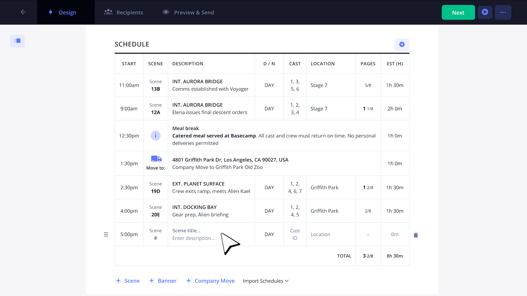 Filming Call Sheet Template Filming Shooting Schedule for Movies StudioBinder Filming Call Sheet Template Filming Shooting Schedule for Movies StudioBinder