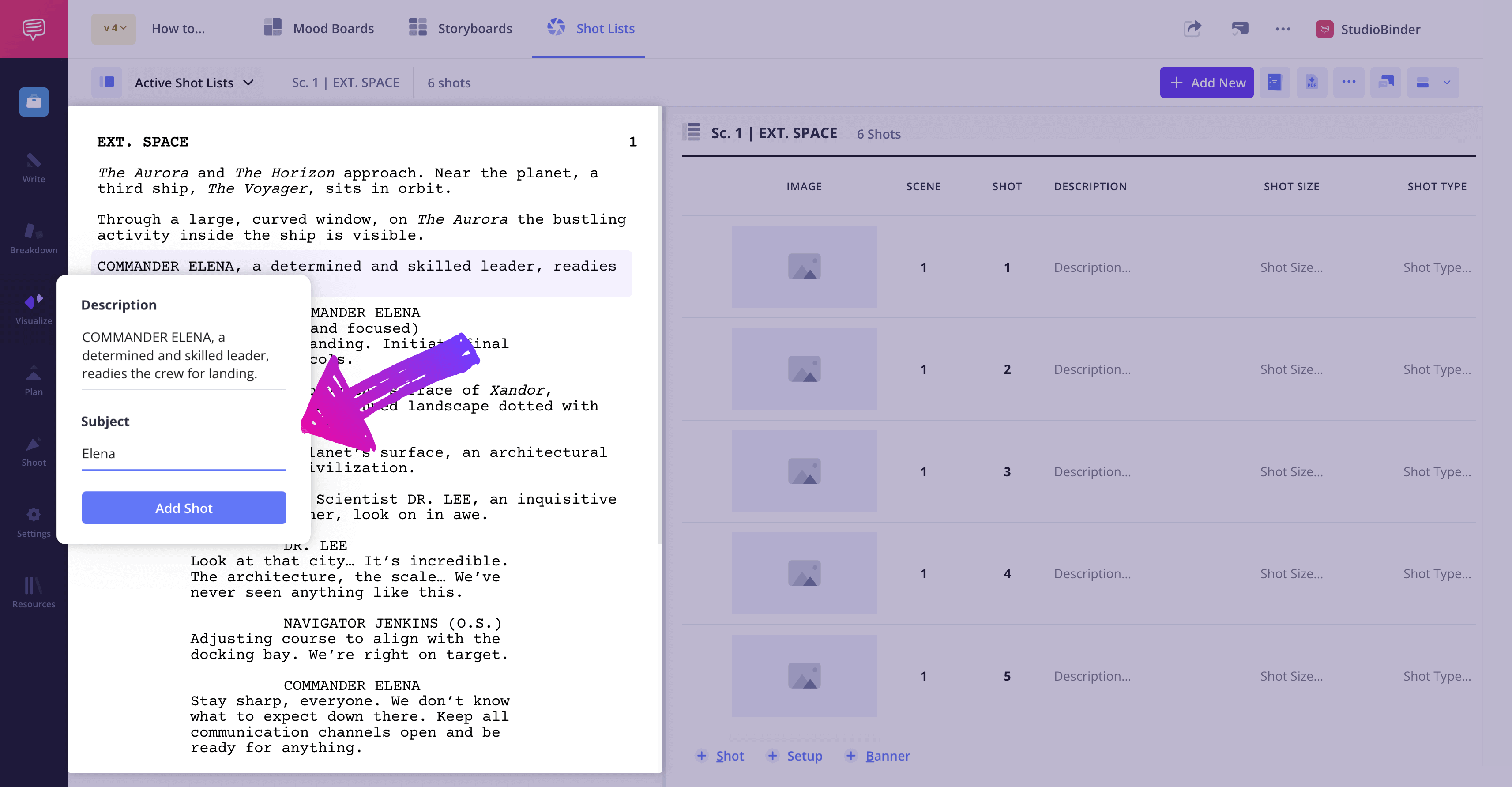 What is a Shot List Creating a Script Breakdown for Shot List What is a Shot List Creating a Script Breakdown for Shot List