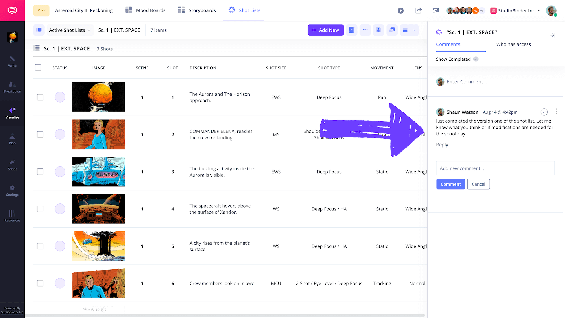 What is a Shot List Share with Your Team What is a Shot List Share with Your Team
