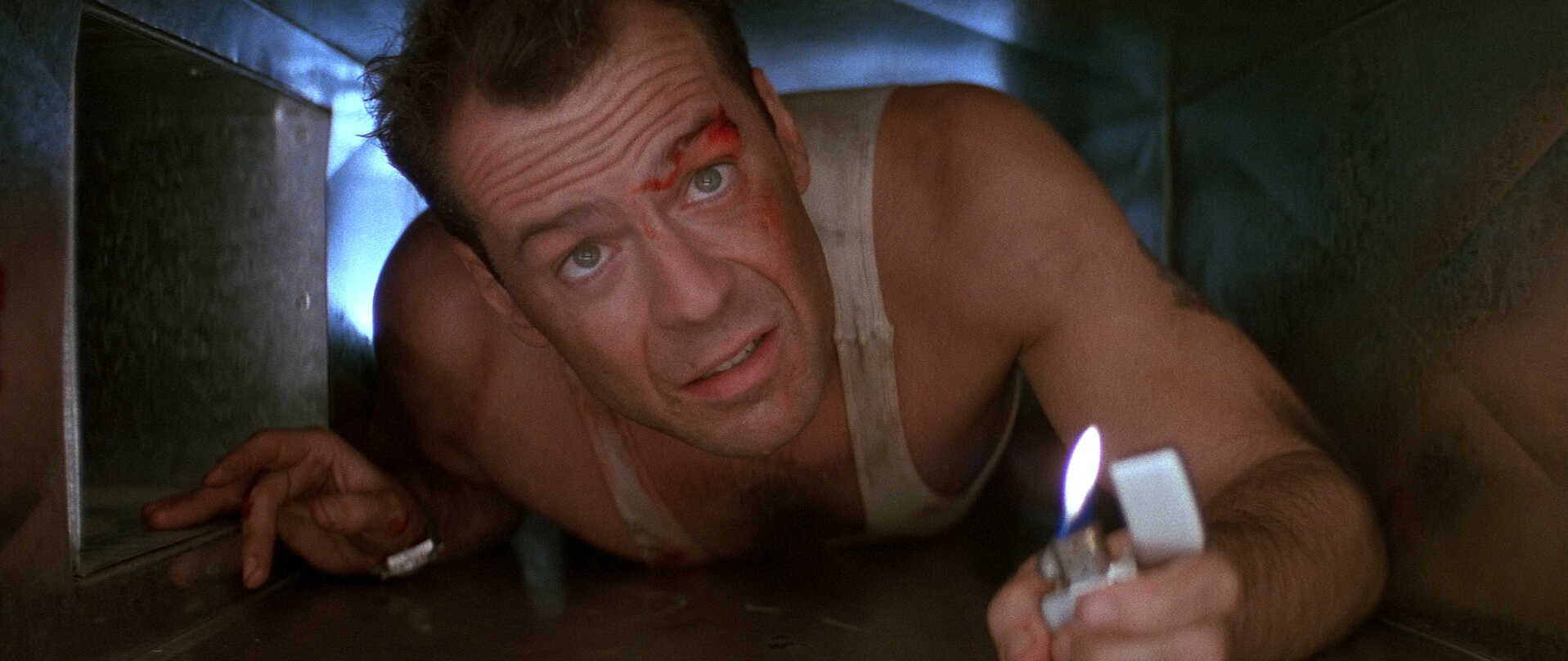 Best Movie Quotes of All Time Die Hard Bruce Willis CU in Vent Best Movie Quotes of All Time Die Hard Bruce Willis CU in Vent