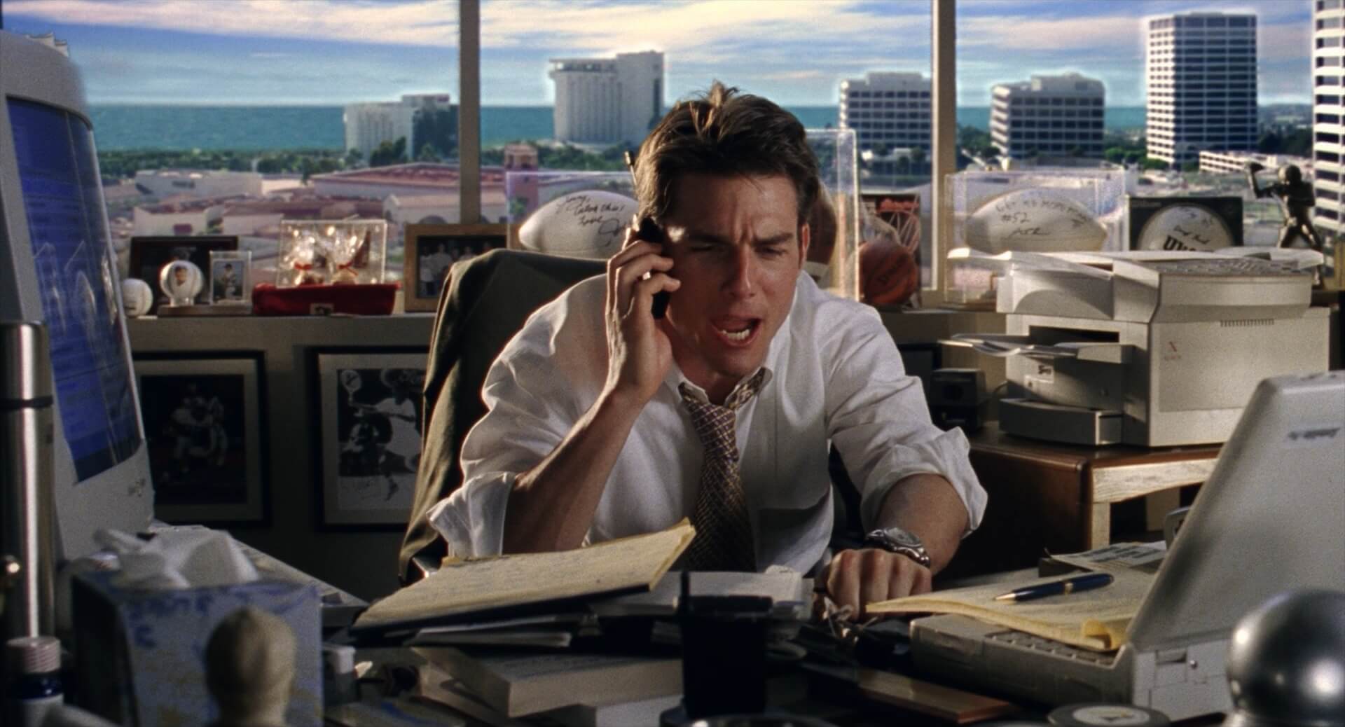 Best Movie Quotes of All Time Jerry Maguire Medium Shot Best Movie Quotes of All Time Jerry Maguire Medium Shot