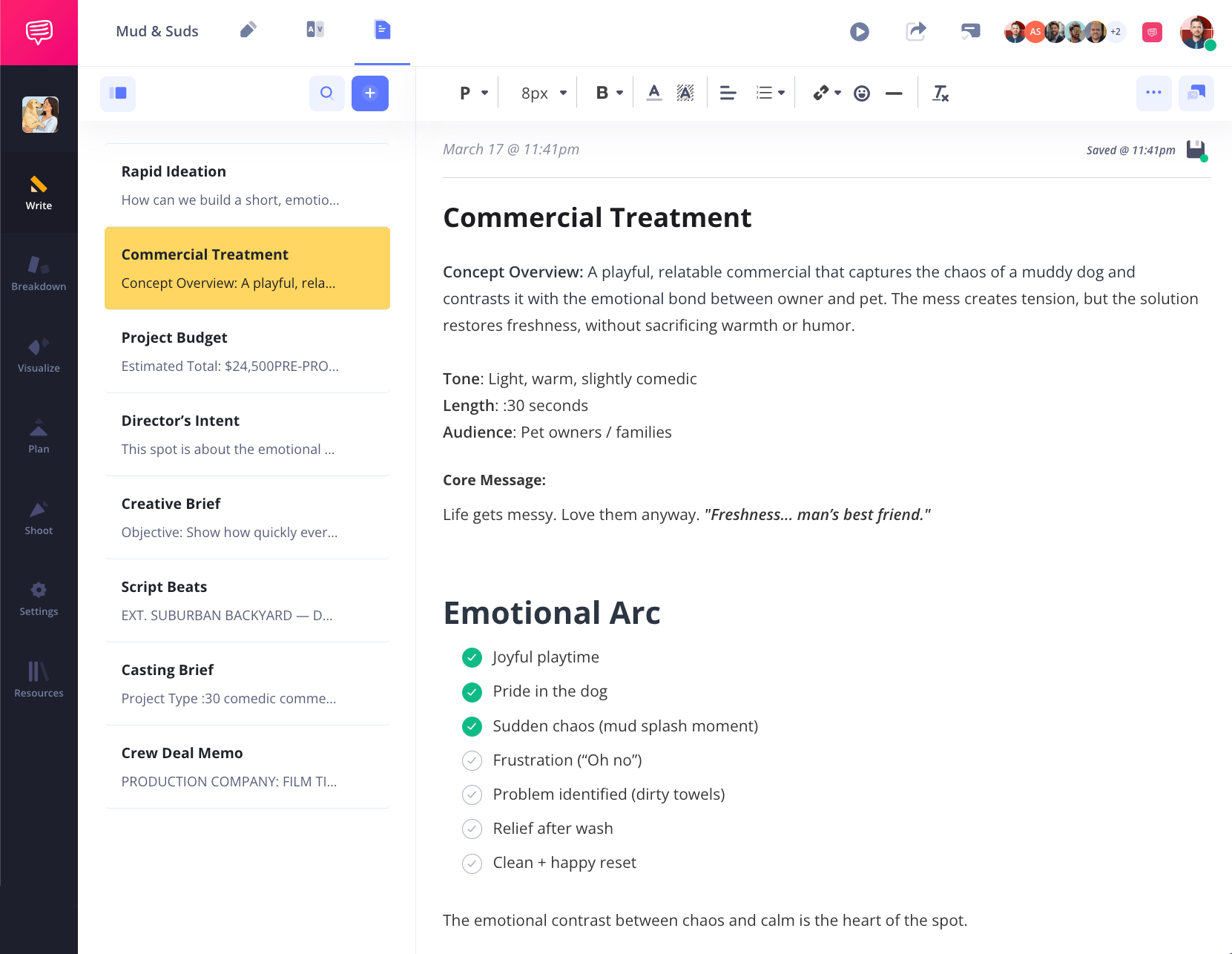 Brainstorming Techniques Commercial Treatment Example Brainstorming Techniques Commercial Treatment Example