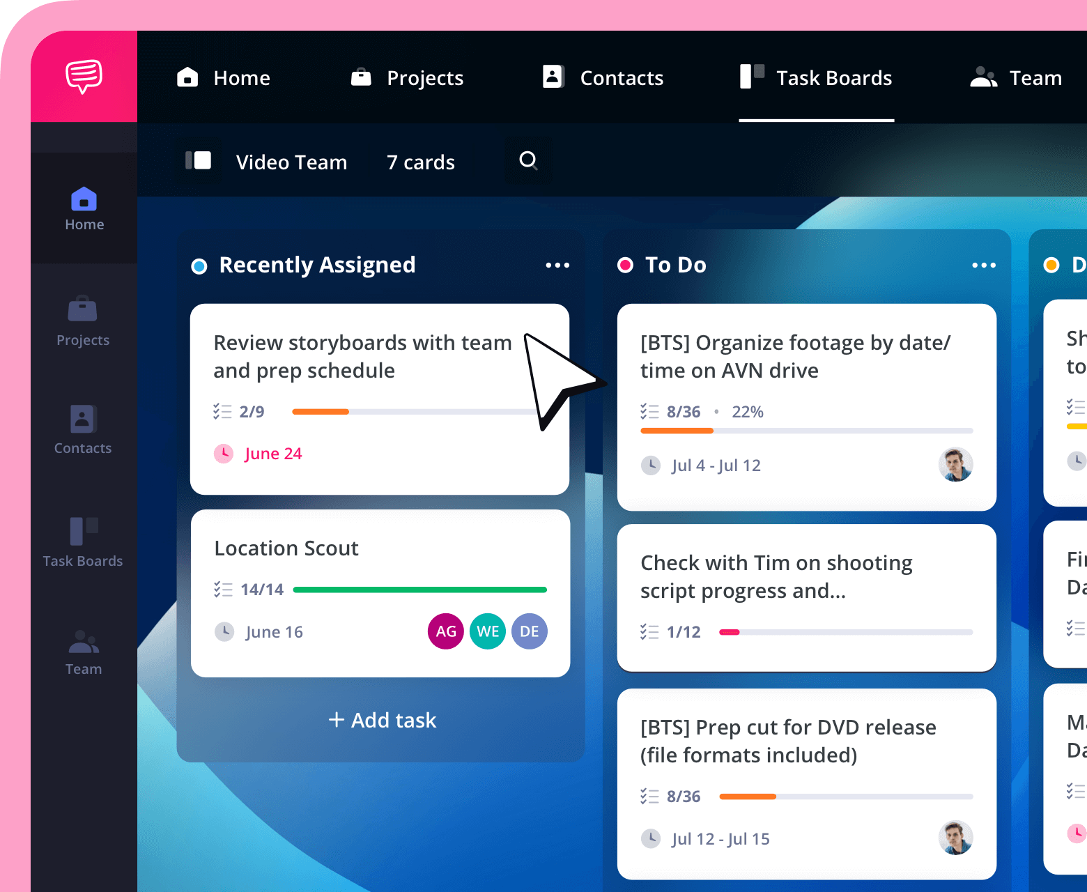 In Post CTA Kanban Task Boards Video Production Management Software In Post CTA Kanban Task Boards Video Production Management Software