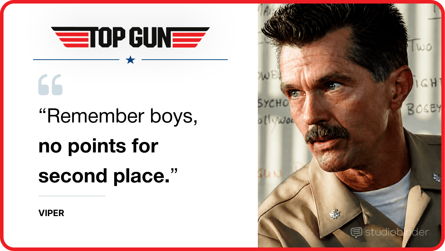 Best Top Gun Film Quotes Remember boys no points for second place StudioBinder Best Top Gun Film Quotes Remember boys no points for second place StudioBinder