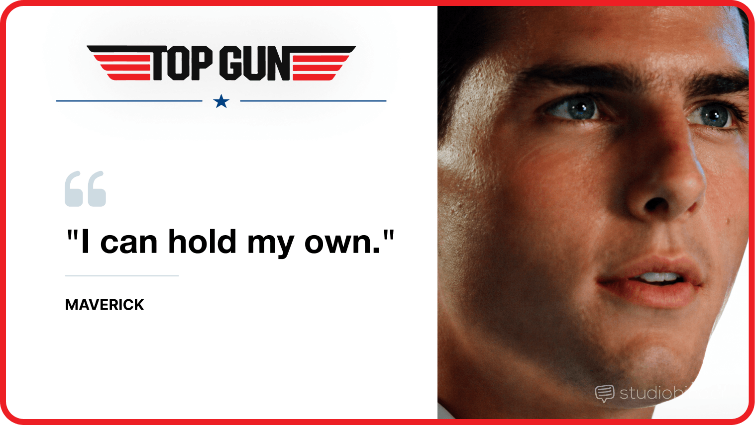 Best Top Gun Movie Quotes I can hold my own StudioBinder Best Top Gun Movie Quotes I can hold my own StudioBinder