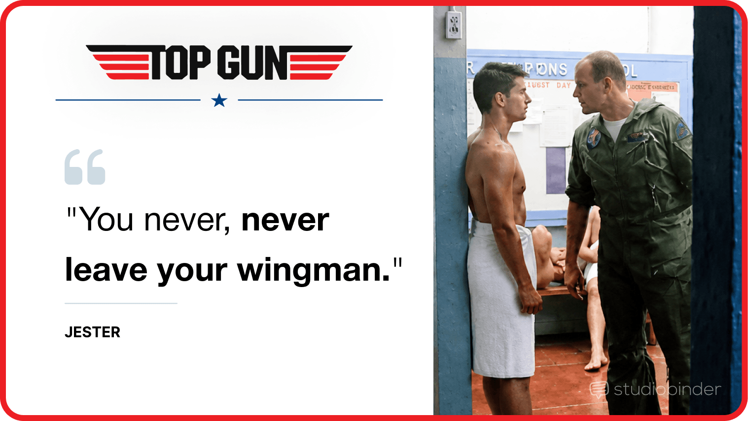 Best Top Gun Movie Quotes You never never leave your wingman StudioBinder Best Top Gun Movie Quotes You never never leave your wingman StudioBinder