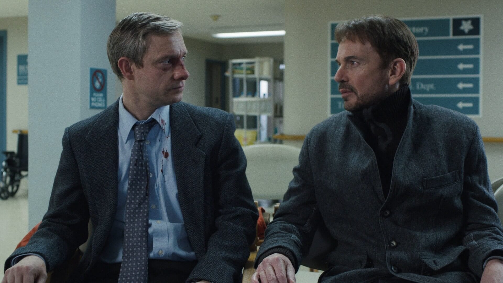 Is fargo an anthology series Actors Martin Freeman and Billy Bob Thornton in FX series Fargo StudioBinder Is fargo an anthology series Actors Martin Freeman and Billy Bob Thornton in FX series Fargo StudioBinder