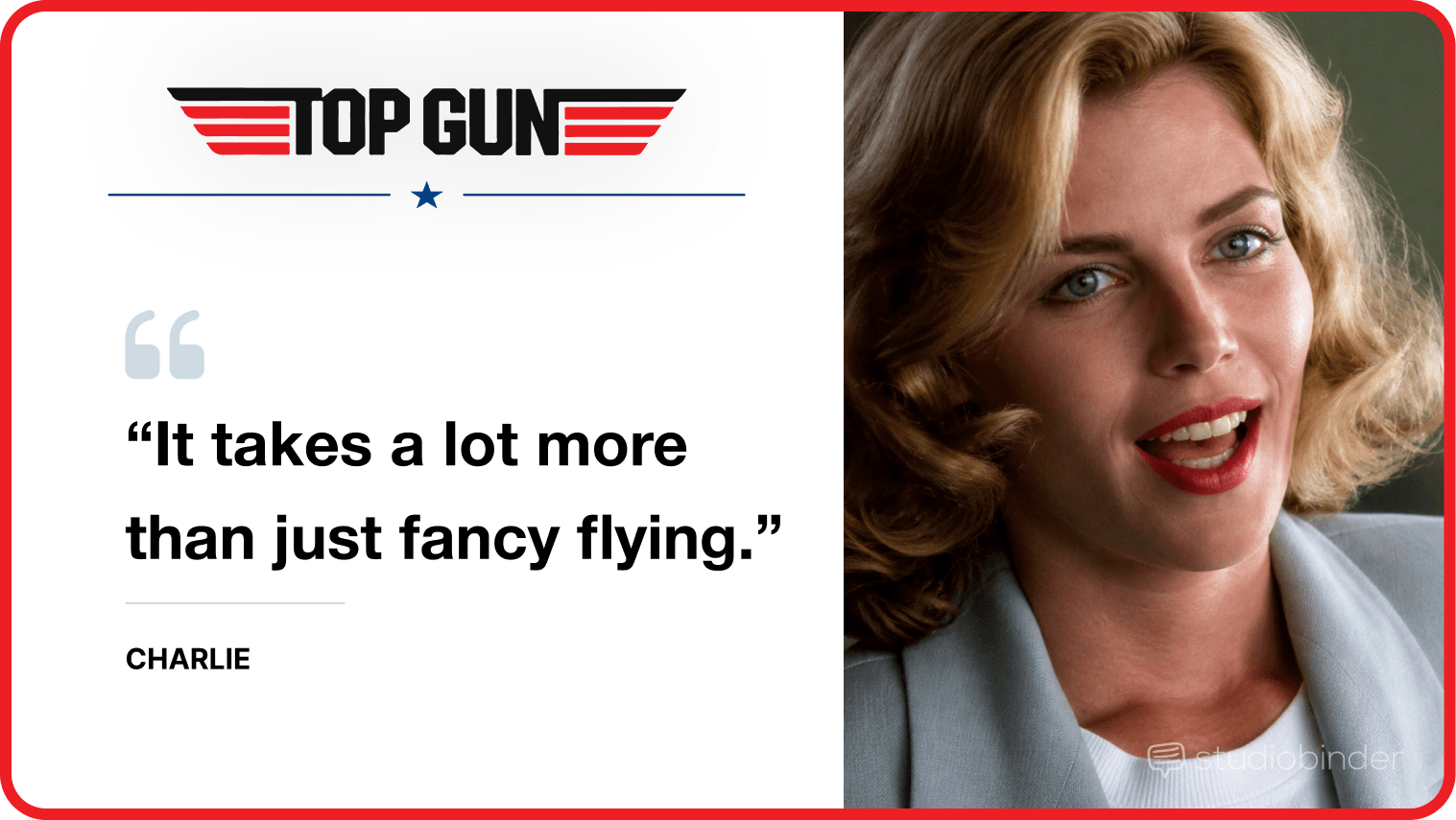 Quotes from Top Gun It takes a lot more than just fancy flying StudioBinder Quotes from Top Gun It takes a lot more than just fancy flying StudioBinder