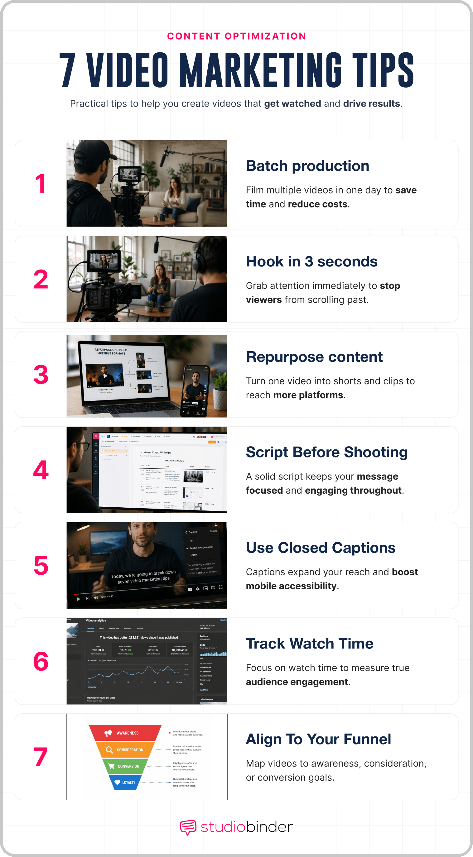 Video Marketing Strategy Seven Optimization Tips for Video Content Drive StudioBinder Video Marketing Strategy Seven Optimization Tips for Video Content Drive StudioBinder