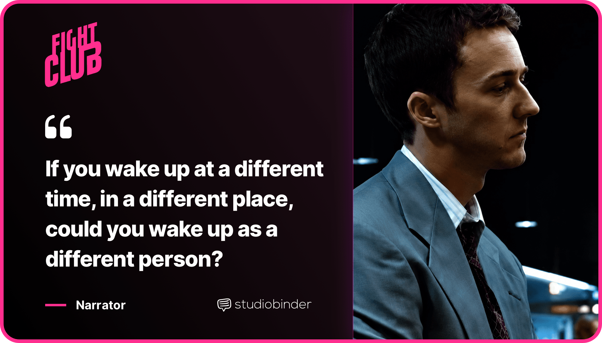 Fight Club Quotes Different Person Quote StudioBinder Fight Club Quotes Different Person Quote StudioBinder