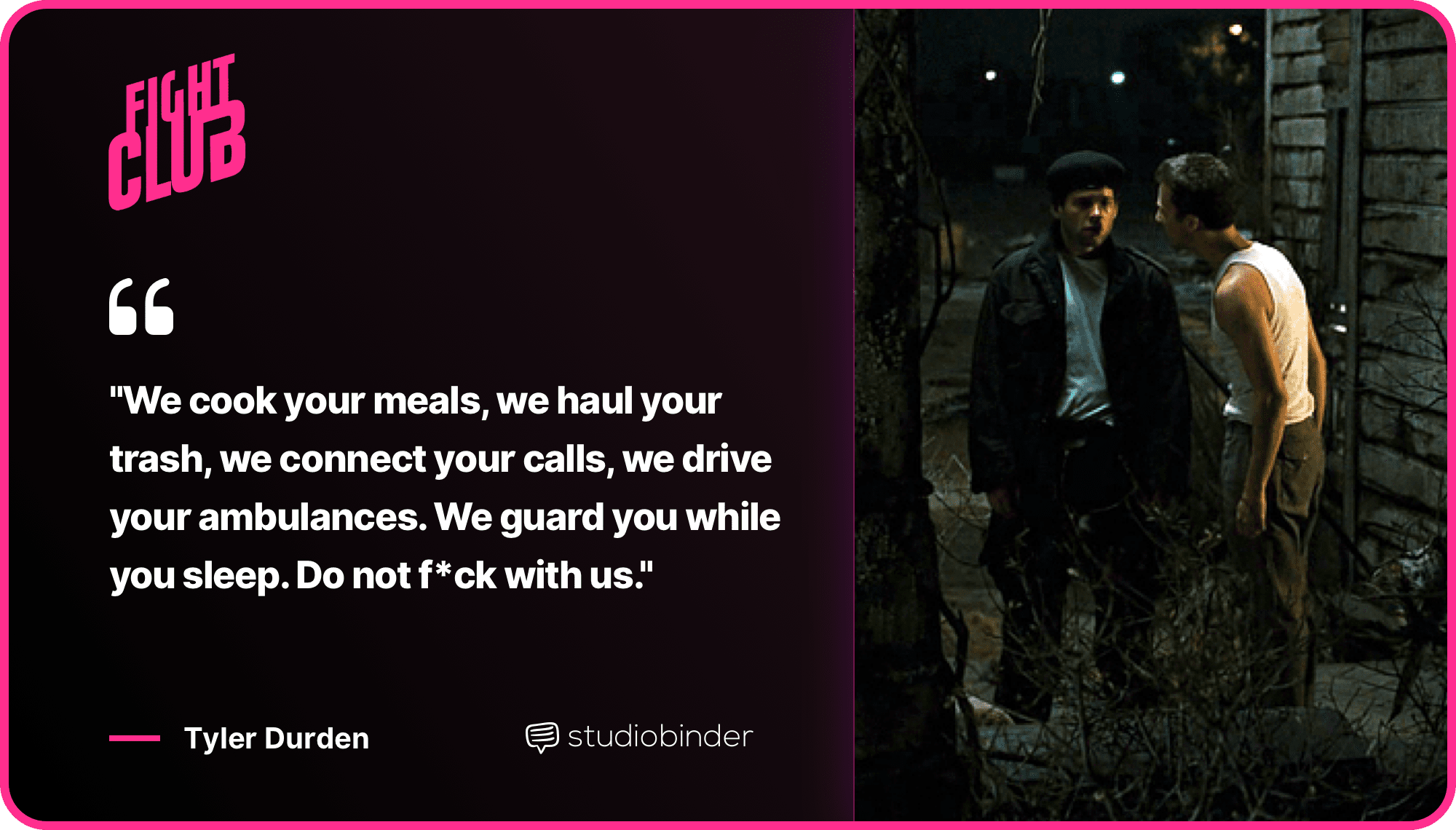 Fight Club Quotes Do Not Mess With Us Quote StudioBinder Fight Club Quotes Do Not Mess With Us Quote StudioBinder