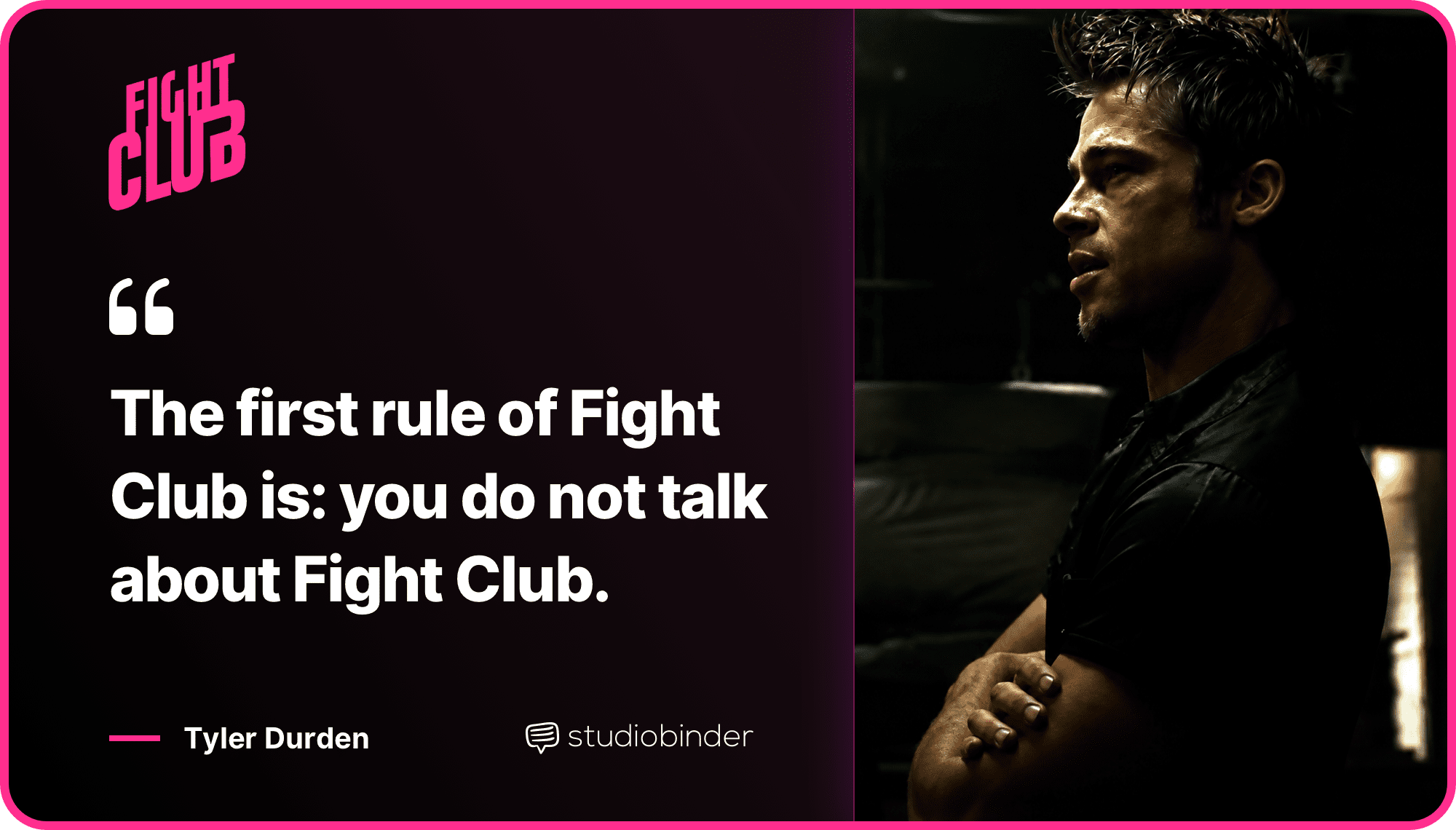 Fight Club Quotes First Rule Quote StudioBinder Fight Club Quotes First Rule Quote StudioBinder