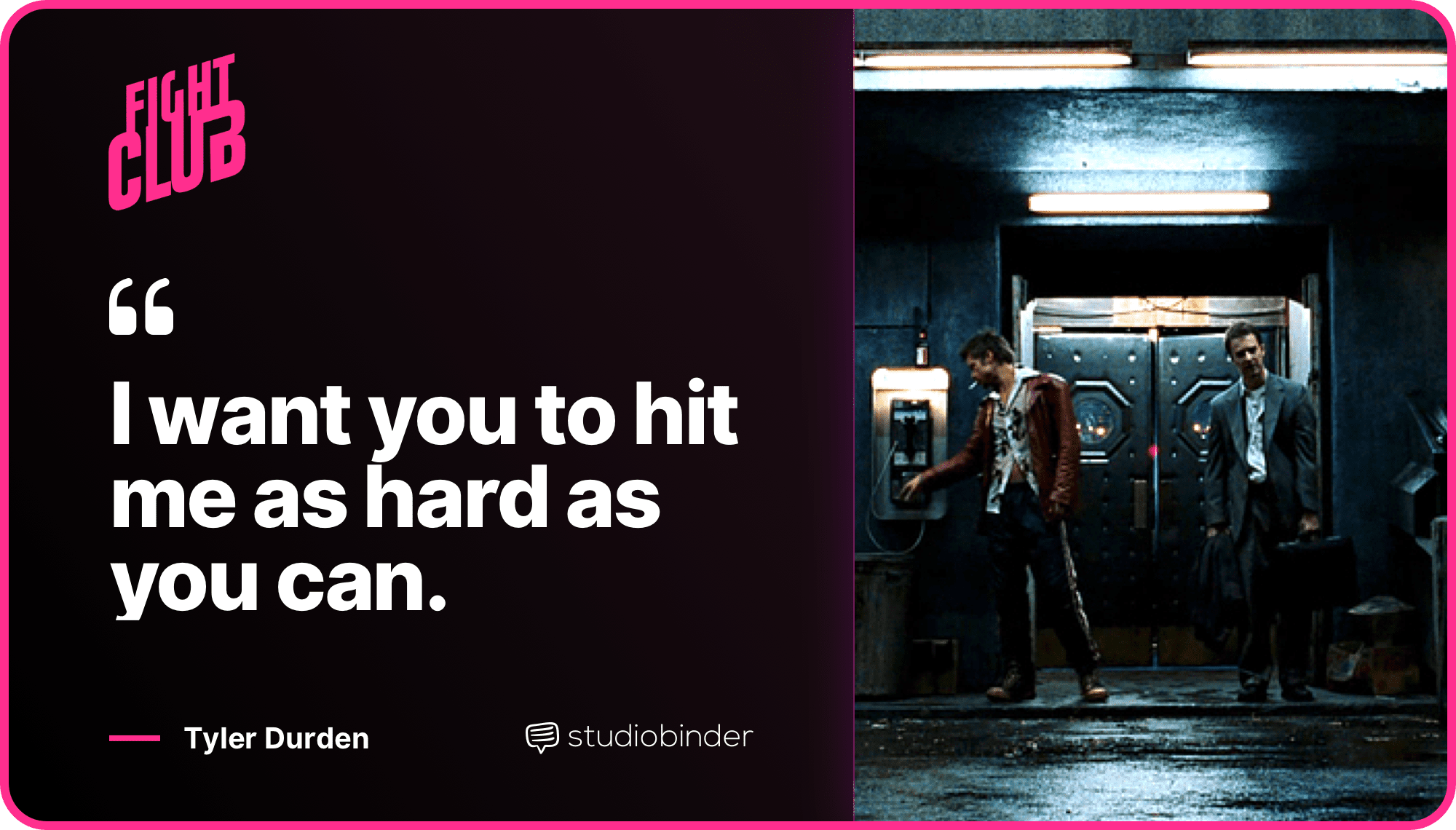 Fight Club Quotes Hit Me Quote StudioBinder Fight Club Quotes Hit Me Quote StudioBinder