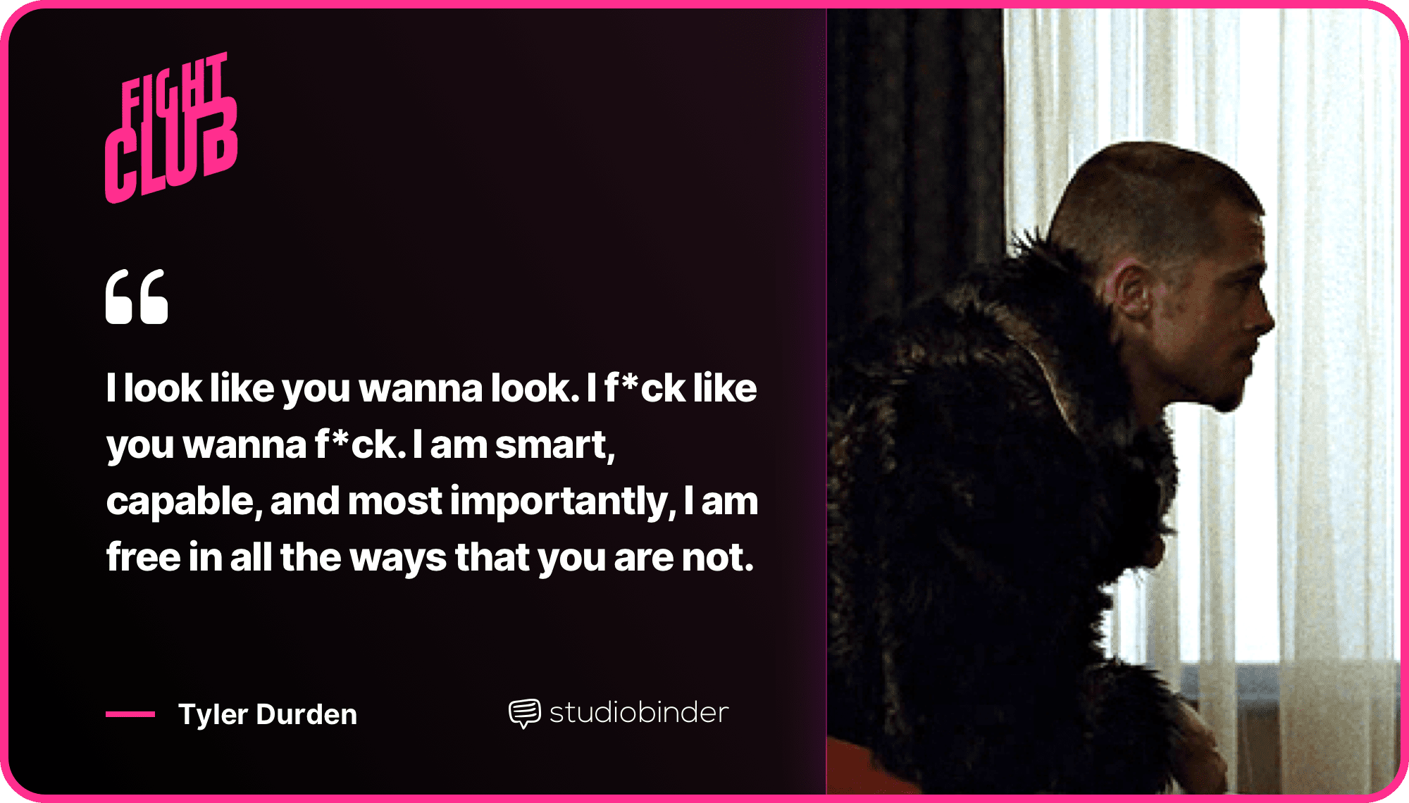 Fight Club Quotes I Am Free Quote StudioBinder Fight Club Quotes I Am Free Quote StudioBinder