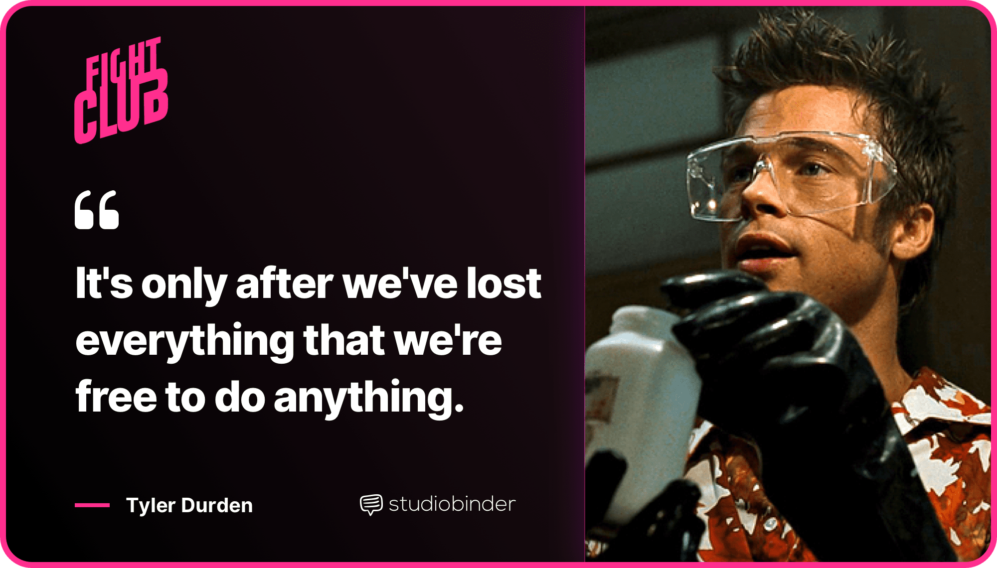 Fight Club Quotes Lost Everything Quote StudioBinder Fight Club Quotes Lost Everything Quote StudioBinder