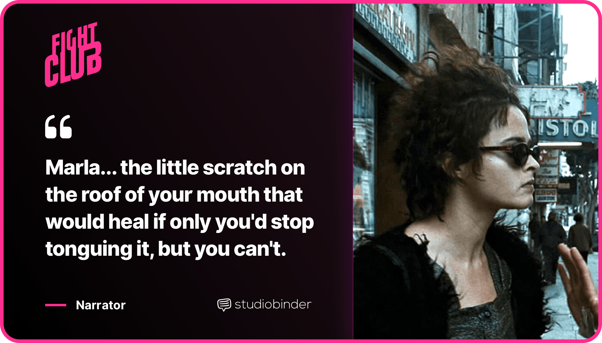 Fight Club Quotes Marla Quote StudioBinder Fight Club Quotes Marla Quote StudioBinder