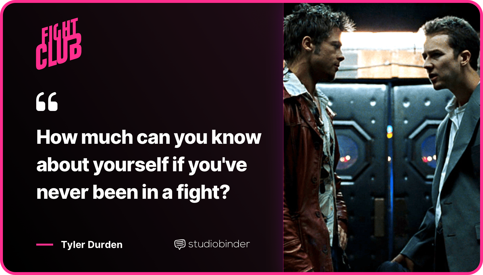 Fight Club Quotes Never Been In A Fight Quote StudioBinder Fight Club Quotes Never Been In A Fight Quote StudioBinder