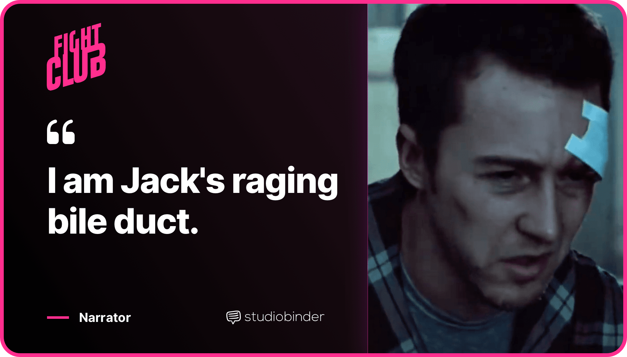 Fight Club Quotes Raging Bile Duct Quote StudioBinder Fight Club Quotes Raging Bile Duct Quote StudioBinder
