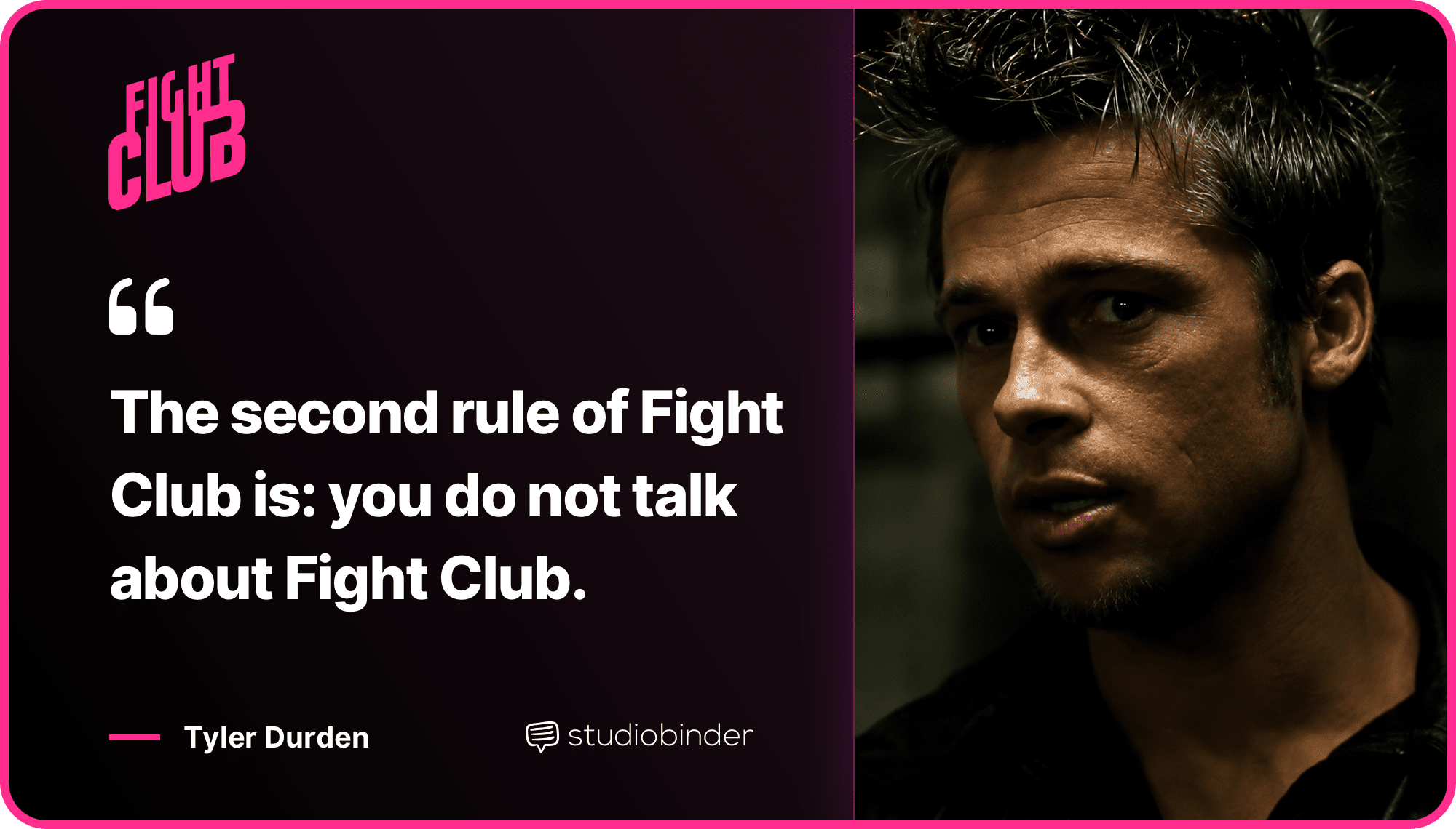 Fight Club Quotes Second Rule Quote StudioBinder Fight Club Quotes Second Rule Quote StudioBinder