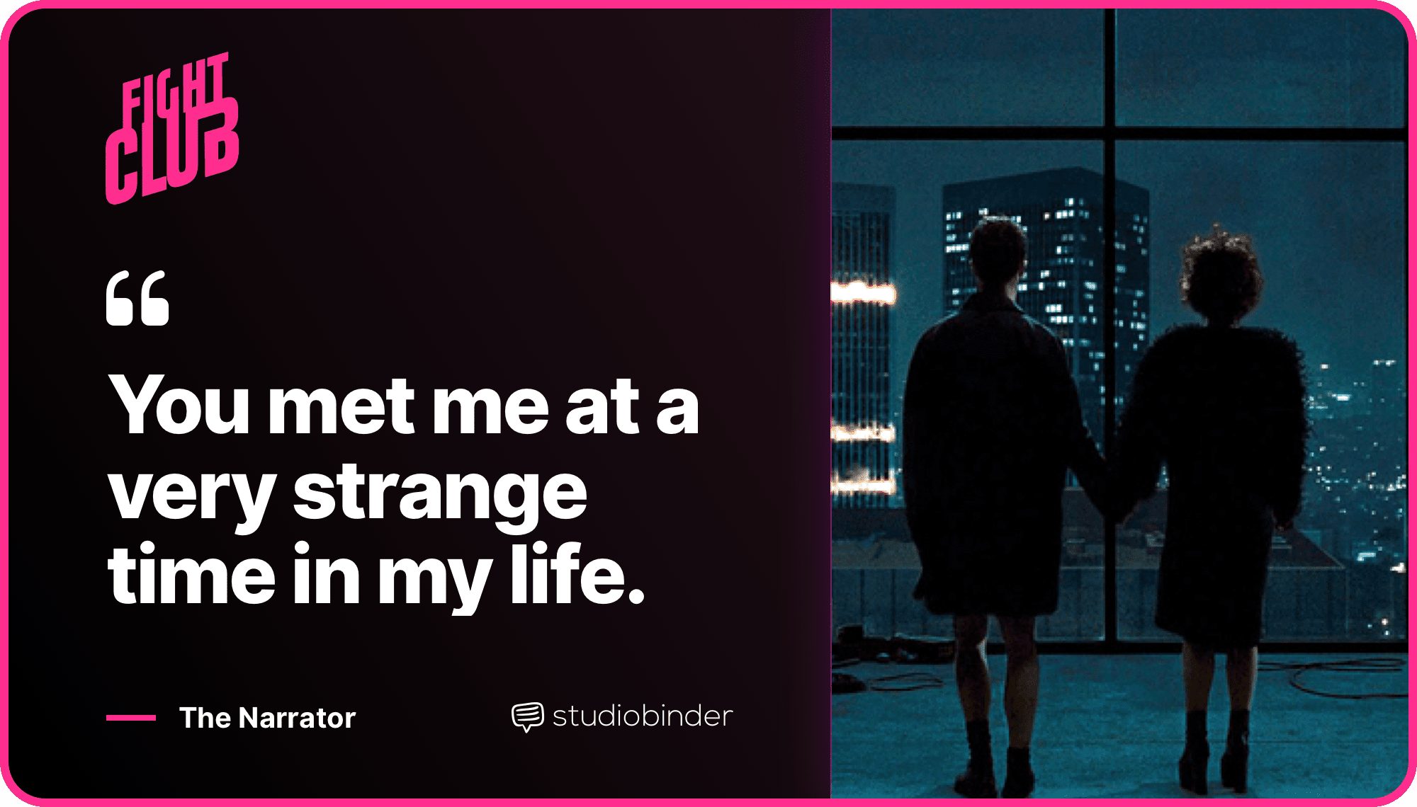 Fight Club Quotes Strange Time Quote StudioBinder Fight Club Quotes Strange Time Quote StudioBinder