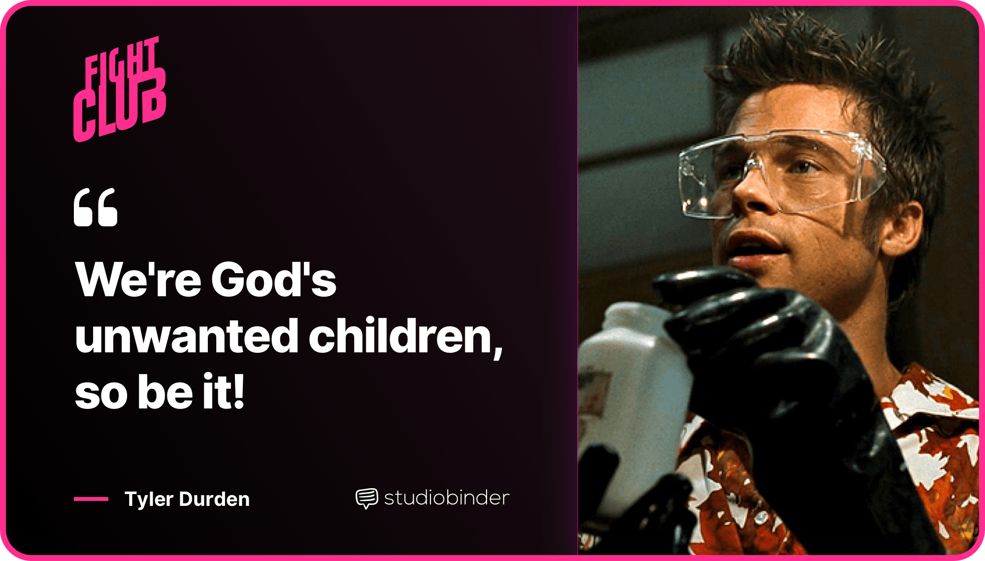 Fight Club Quotes Unwanted Children Quote StudioBinder Fight Club Quotes Unwanted Children Quote StudioBinder
