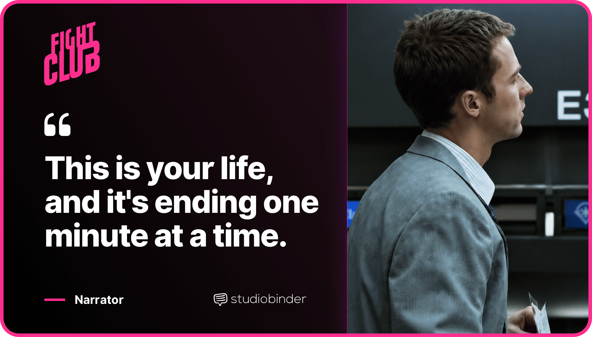Fight Club Quotes Your Life Quote StudioBinder Fight Club Quotes Your Life Quote StudioBinder