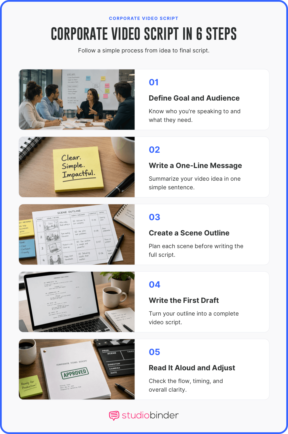 How to write a corporate video script Simplified Process from Idea to Final Script StudioBinder How to write a corporate video script Simplified Process from Idea to Final Script StudioBinder