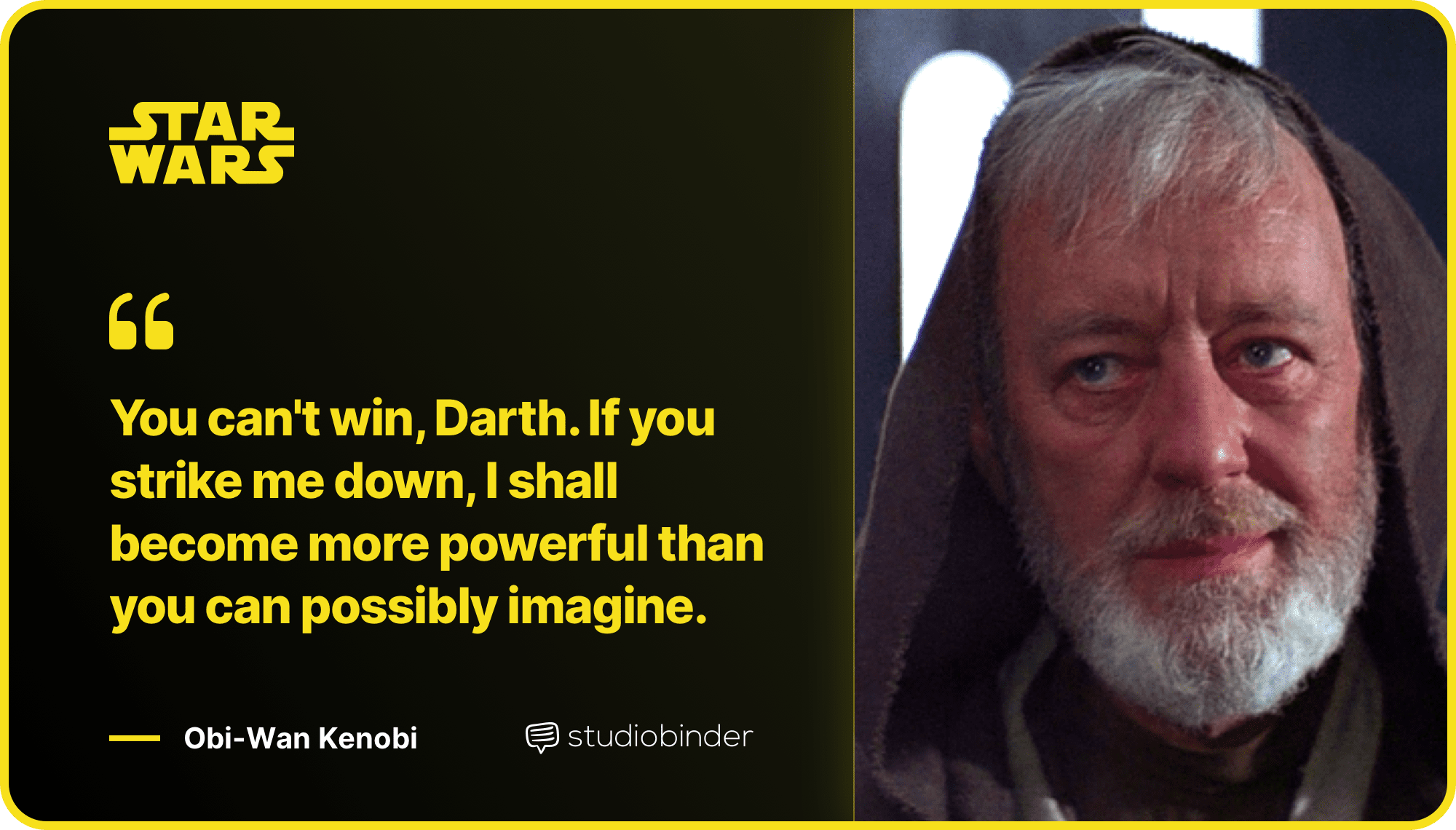 Star Wars Quotes Become More Powerful Than Imagine Quote StudioBinder Star Wars Quotes Become More Powerful Than Imagine Quote StudioBinder