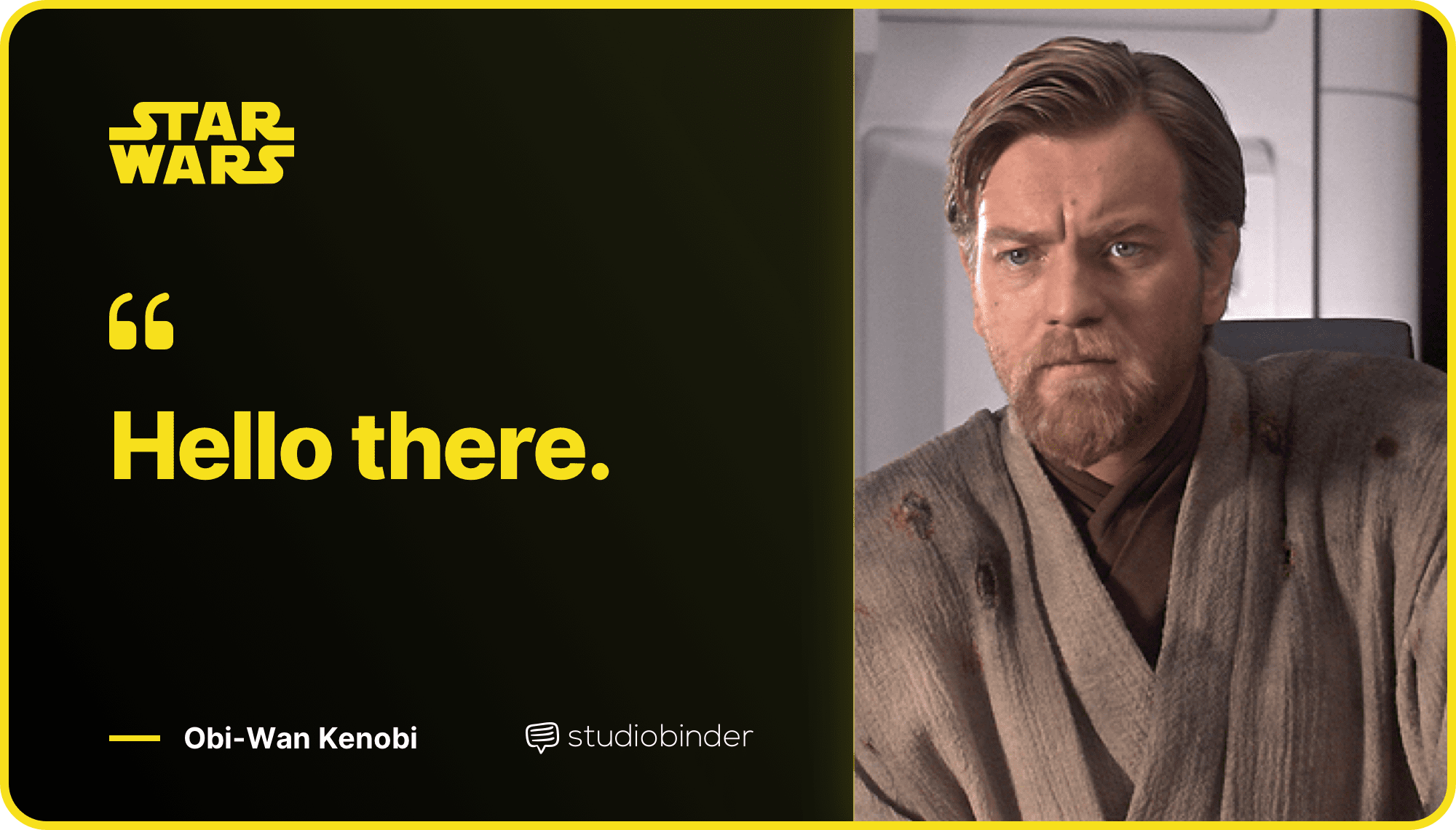 Star Wars Quotes Hello There Quote StudioBinder Star Wars Quotes Hello There Quote StudioBinder