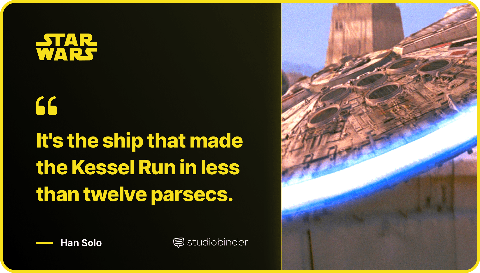 Star Wars Quotes Kessel Run Quote StudioBinder Star Wars Quotes Kessel Run Quote StudioBinder