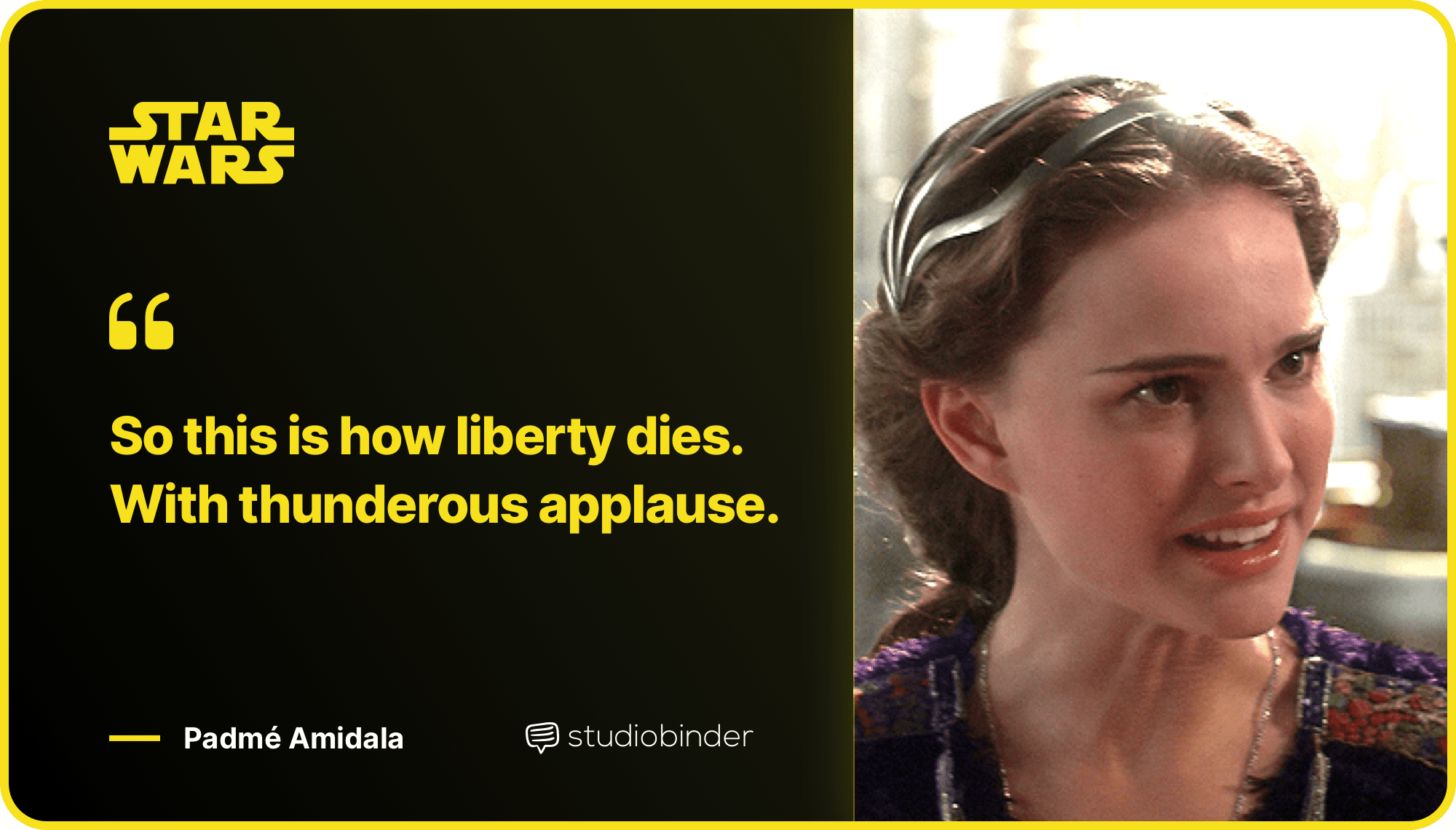 Star Wars Quotes Liberty Dies Quote StudioBinder Star Wars Quotes Liberty Dies Quote StudioBinder