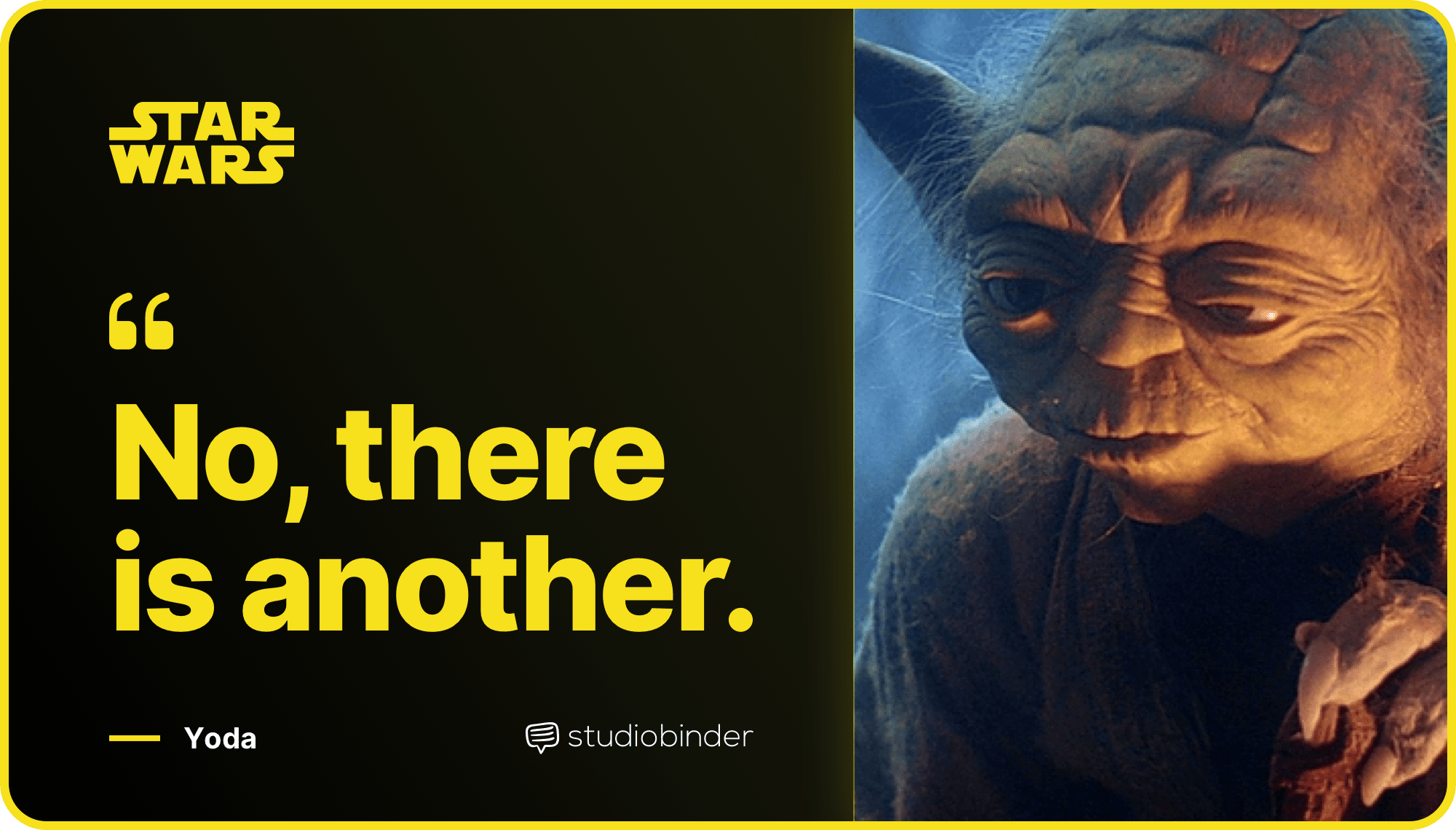 Star Wars Quotes No There Is Another Quote StudioBinder Star Wars Quotes No There Is Another Quote StudioBinder