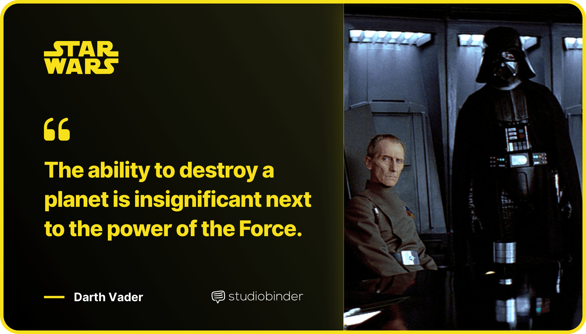 Star Wars Quotes Power Of The Force Quote StudioBinder Star Wars Quotes Power Of The Force Quote StudioBinder