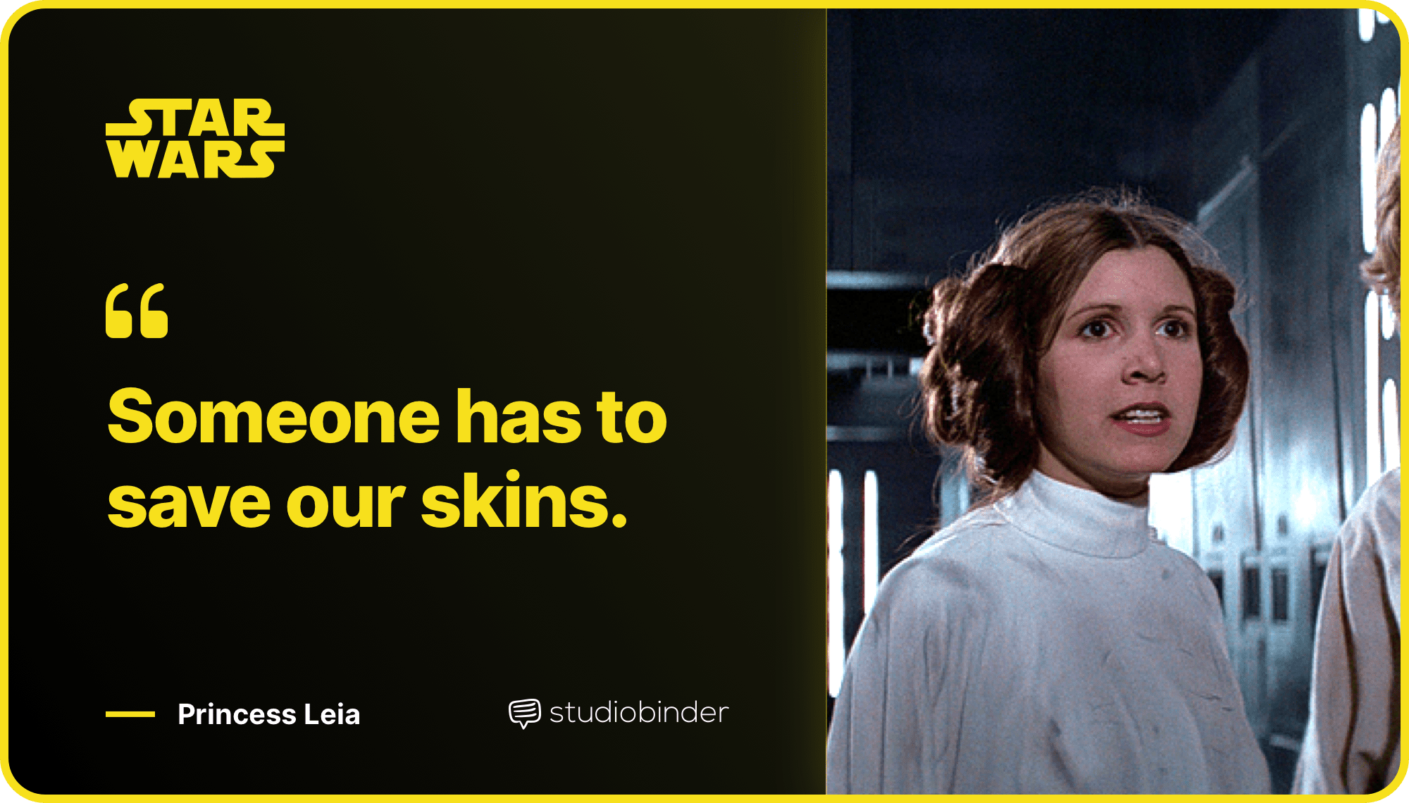 Star Wars Quotes Save Our Skins Quote StudioBinder Star Wars Quotes Save Our Skins Quote StudioBinder