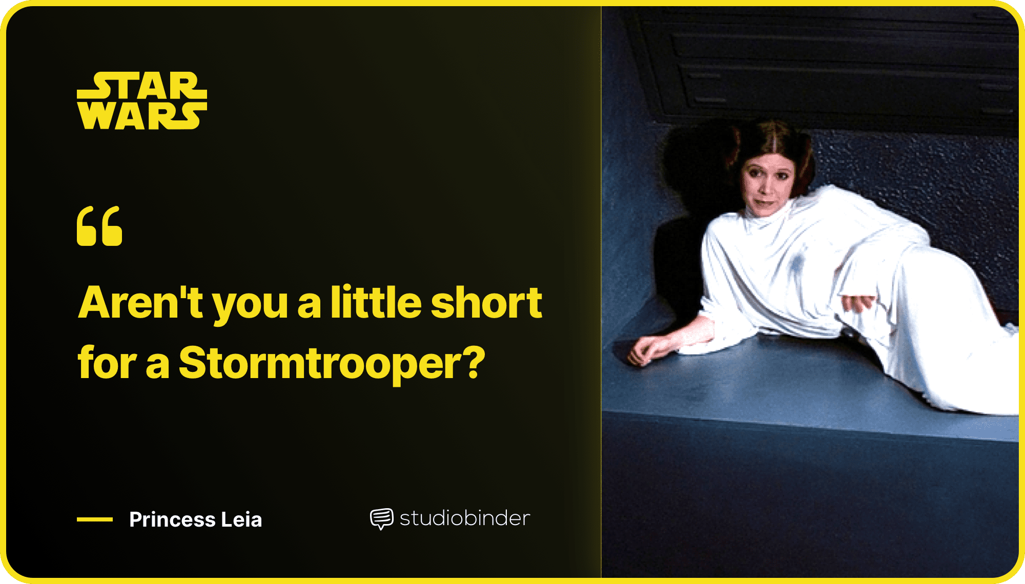 Star Wars Quotes Short For A Stormtrooper Quote StudioBinder Star Wars Quotes Short For A Stormtrooper Quote StudioBinder